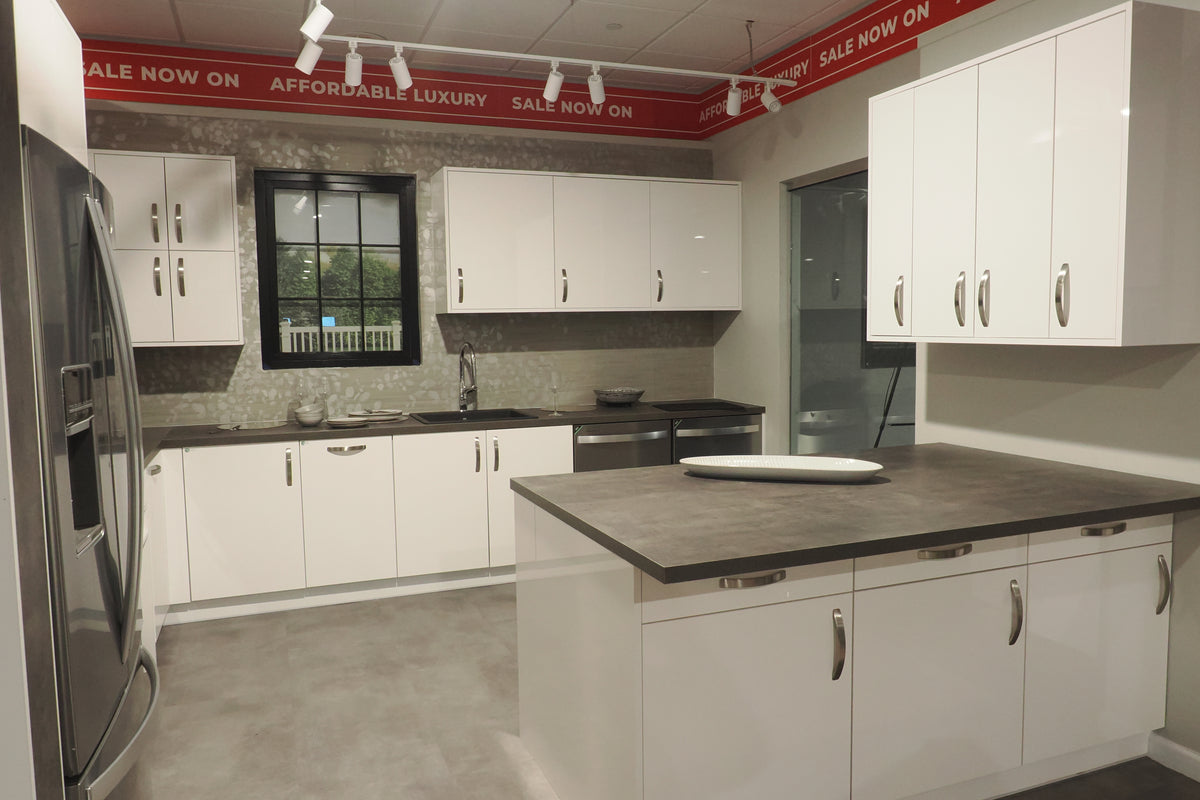 Wren White Gloss Kitchen with Appliances