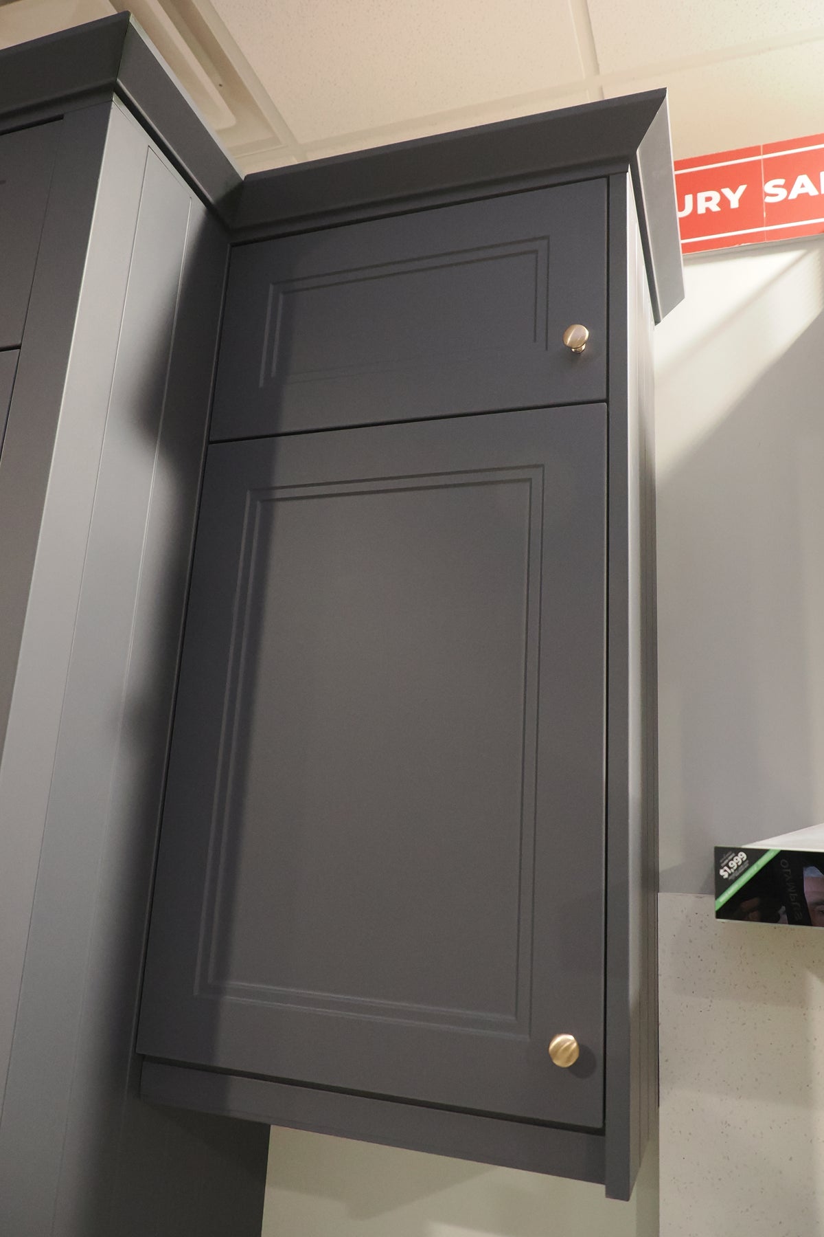 Wren Shaker Juratek Forest Green Matte Kitchen