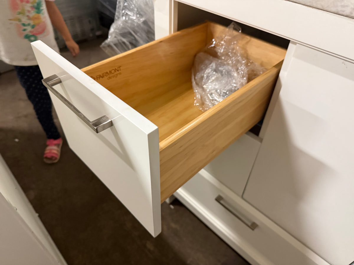Fairmont Designs 49.5" Transitional White Freestanding Single Vanity