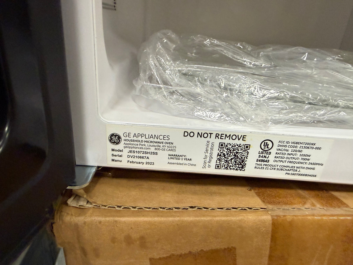 GE JES1072SHSS Stainless Steel Countertop Microwave