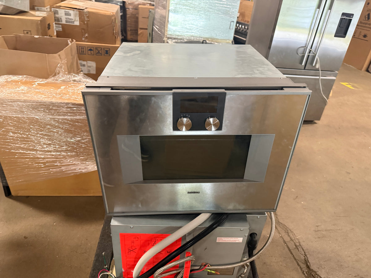 Luxury architectural handleless microwave oven with TFT touch display