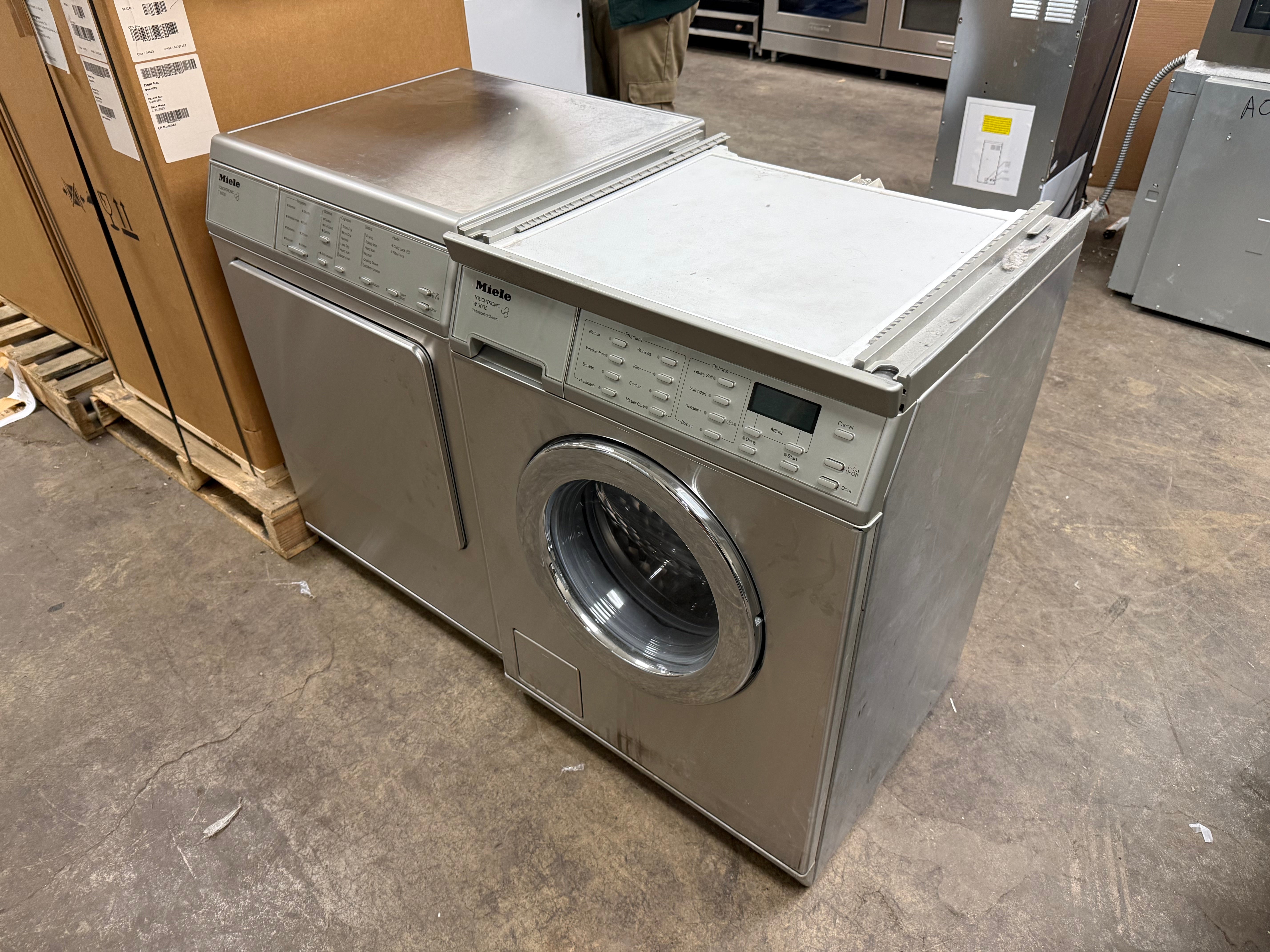 Miele W3035 washing machine and T8005 dryer