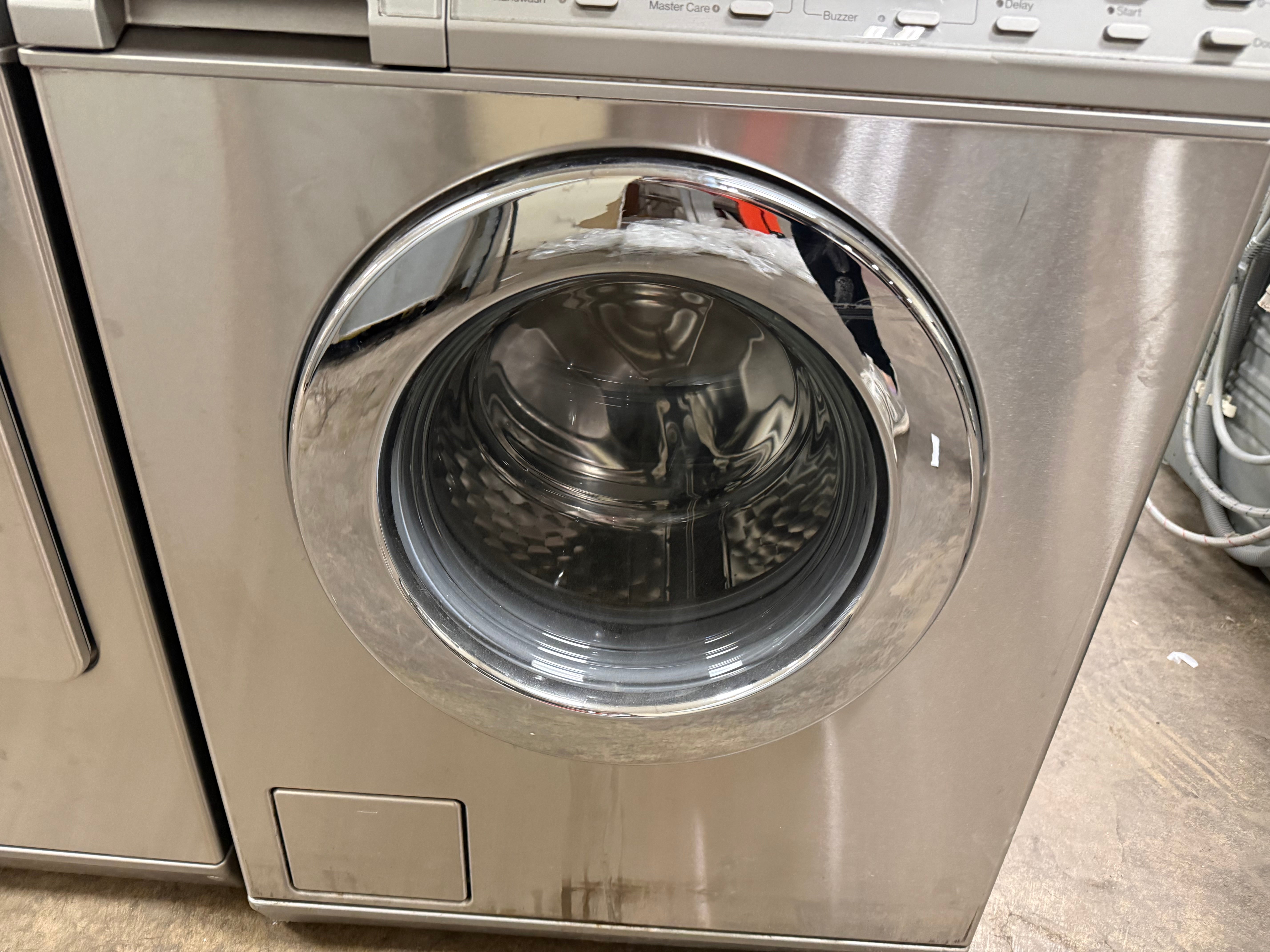 Miele 24" Stainless Steel Professional Stackable Laundry Set