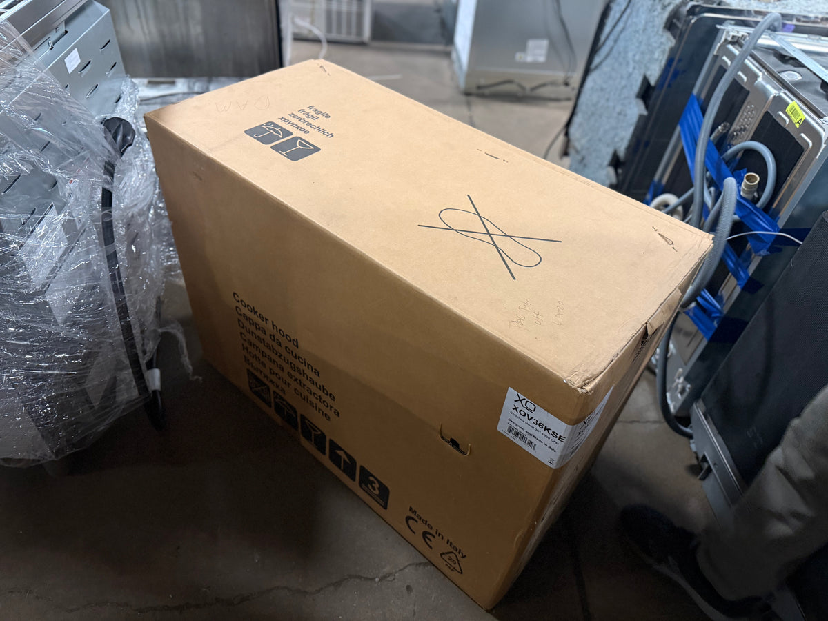 XO 36 inch pro wall mount chimney range hood XOV36KSE in stainless steel