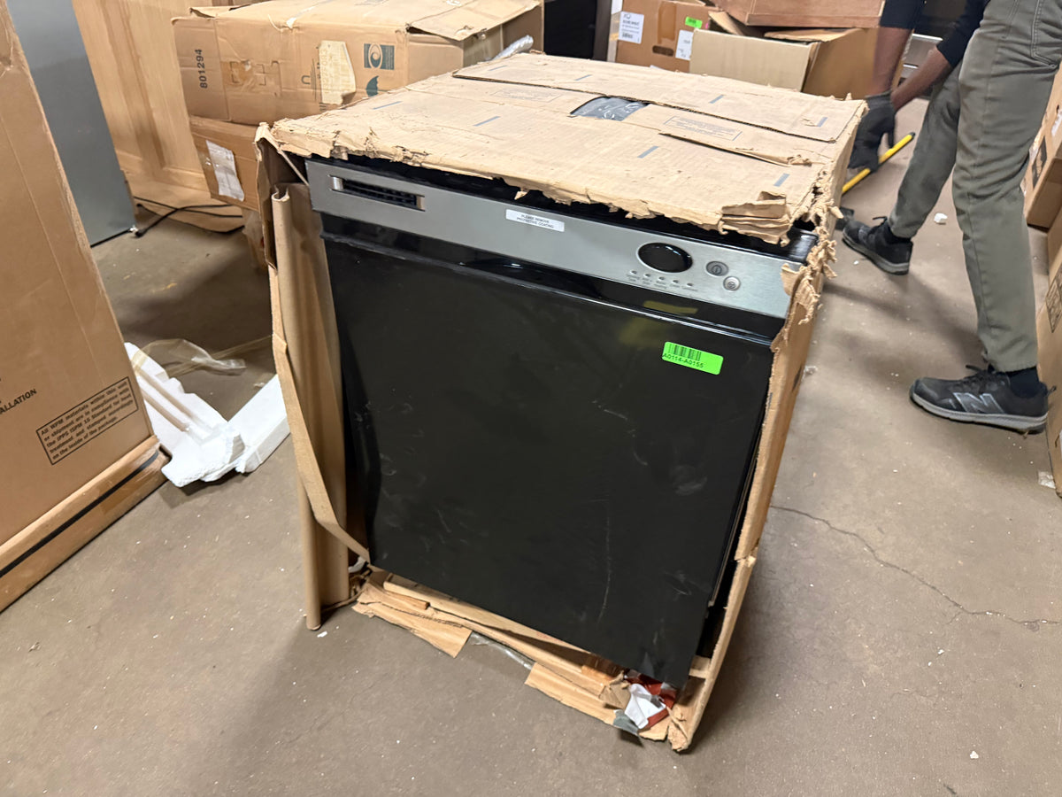 KitchenAid 24 inch black built in dishwasher KUDS01DJSB with front controls