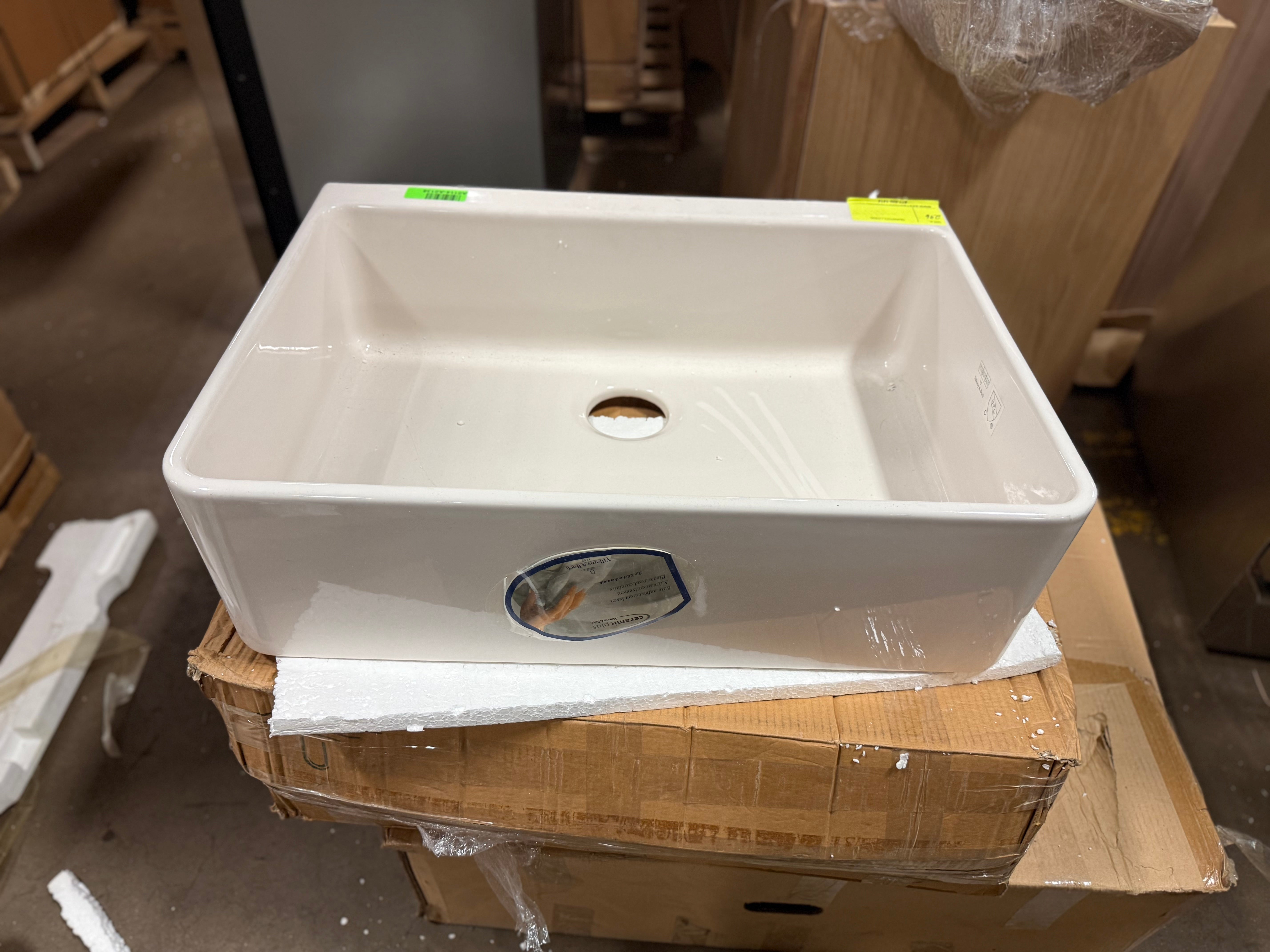 Franke Apron Fireclay Sink | MHK110-28BT Biscuit – Aurora Circ