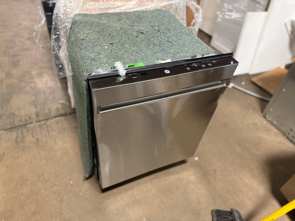 Low profile 24 inch built in dishwasher with sanitize cycle and stainless tub