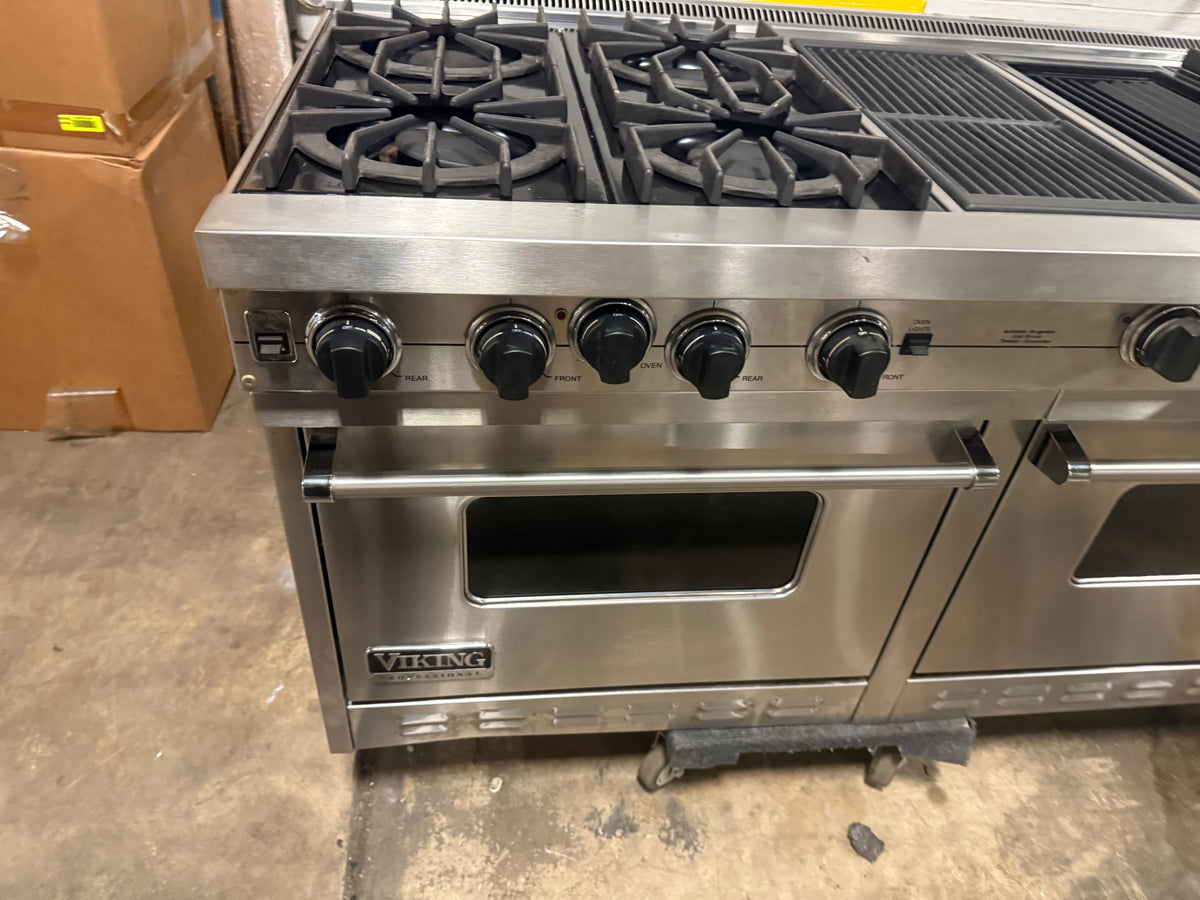 Viking VGRC605-6GQDSS 60" Stainless Steel Pro-Style Gas Range