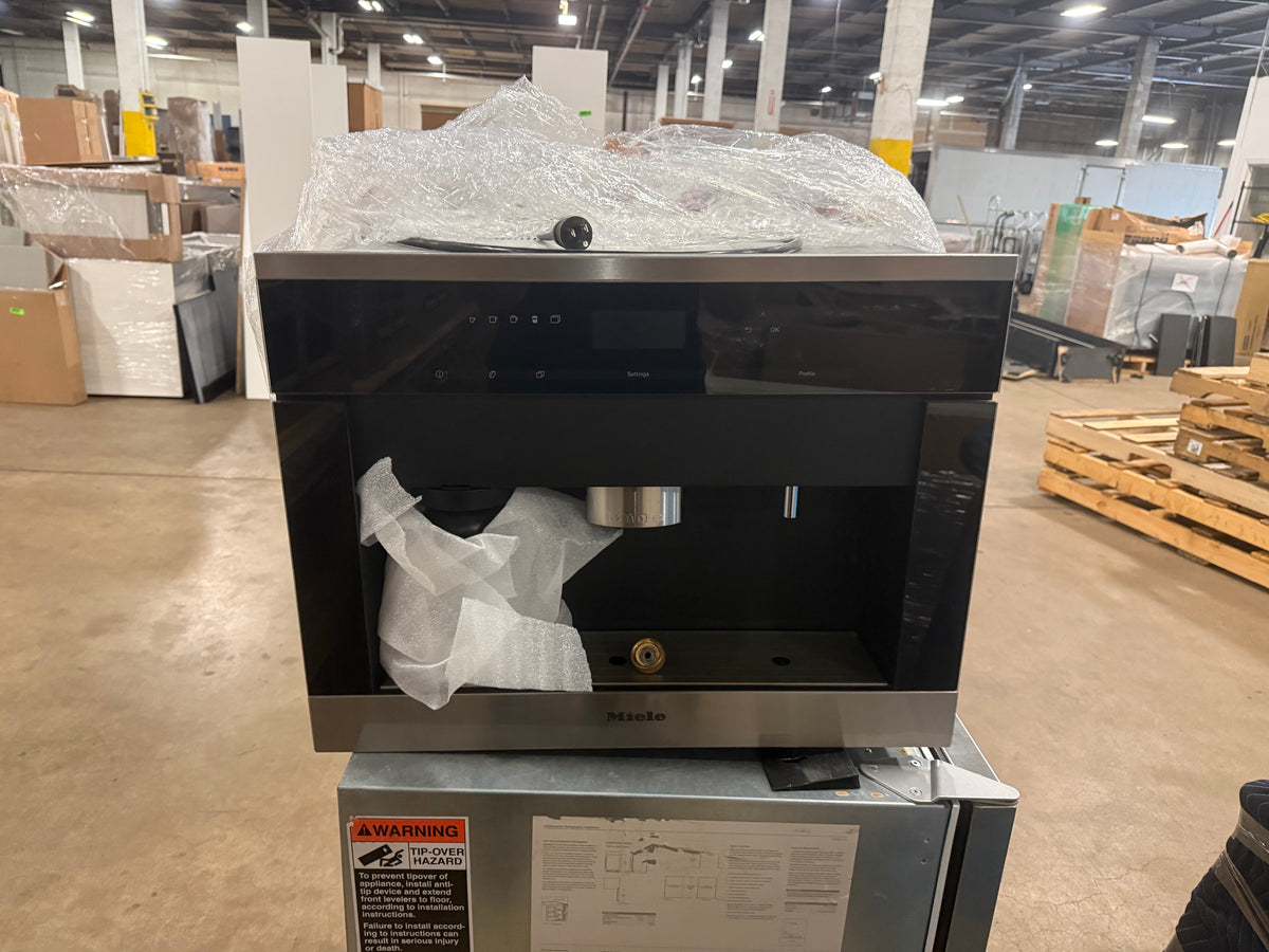 Miele CVA 6405 whole bean built in coffee machine clean touch steel