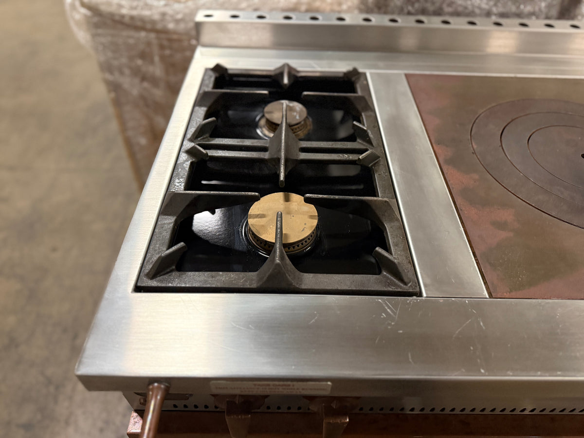 La Cornue Chateau 120 47" Dual Fuel Range with Copper Trim