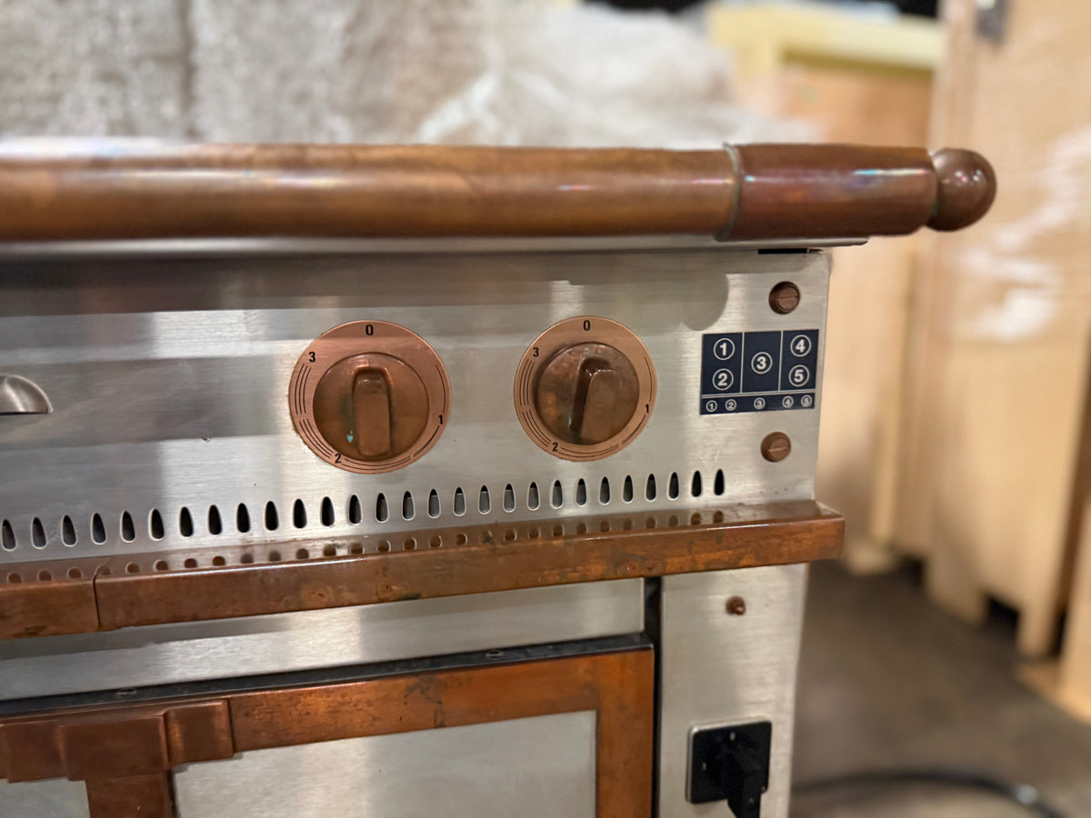 La Cornue Chateau 120 47" Dual Fuel Range with Copper Trim
