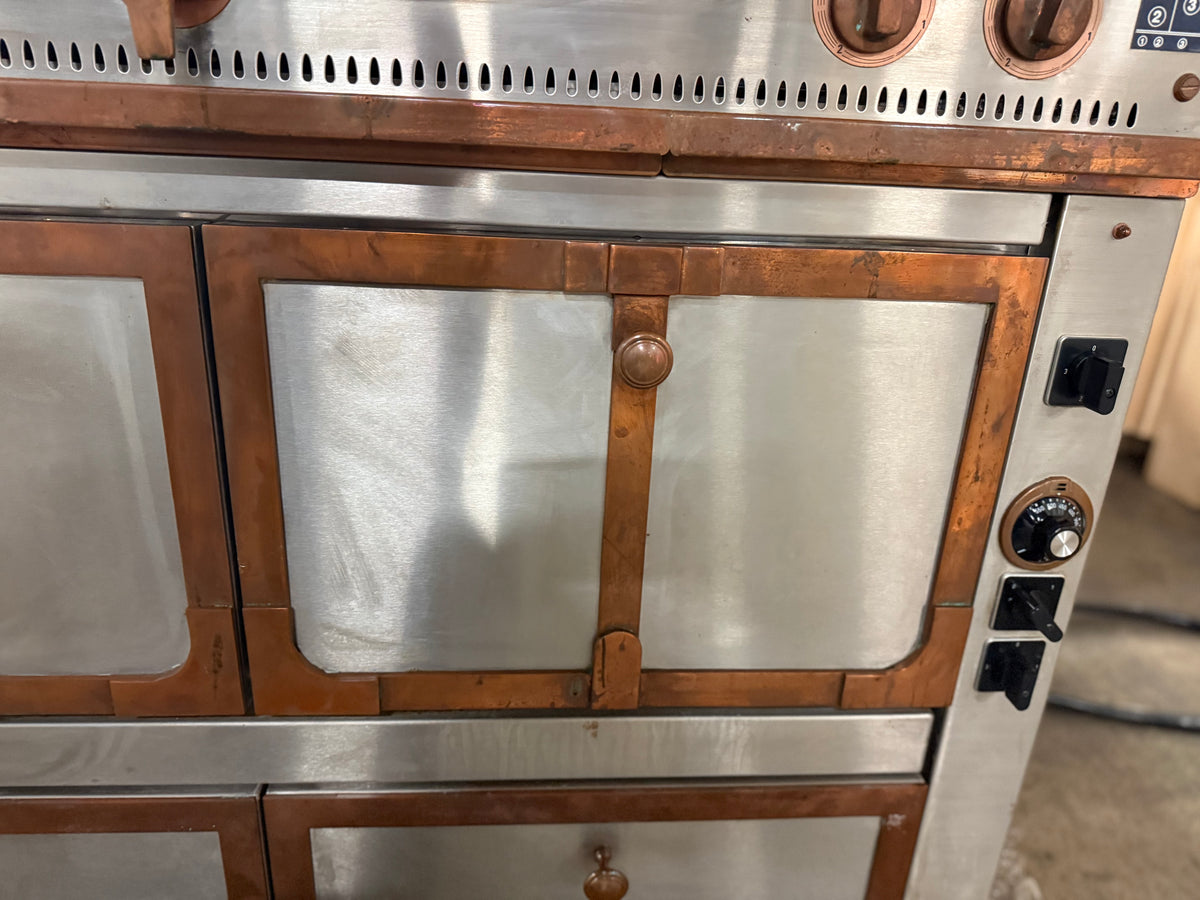 La Cornue Chateau 120 47" Dual Fuel Range with Copper Trim