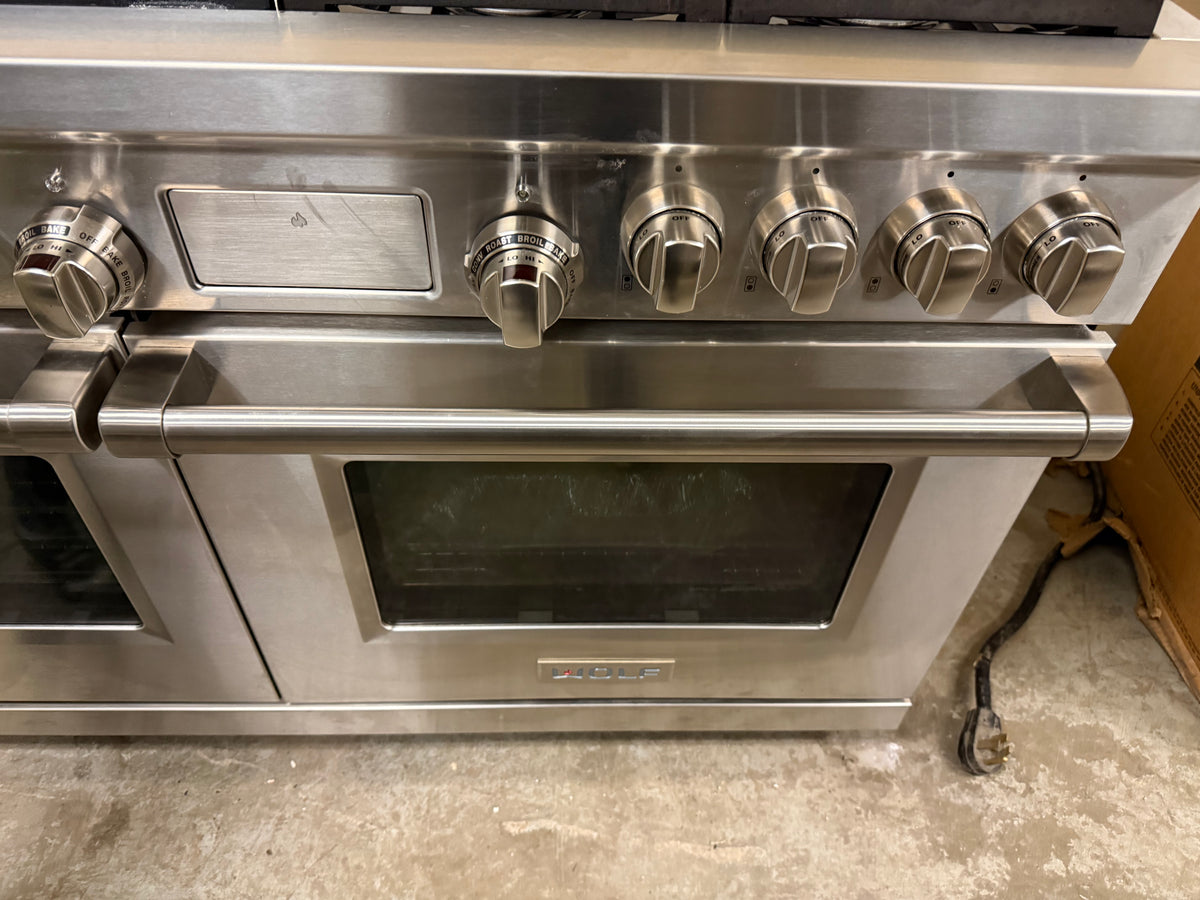 Wolf DF486G-LP 48" Stainless Steel Dual Fuel Range