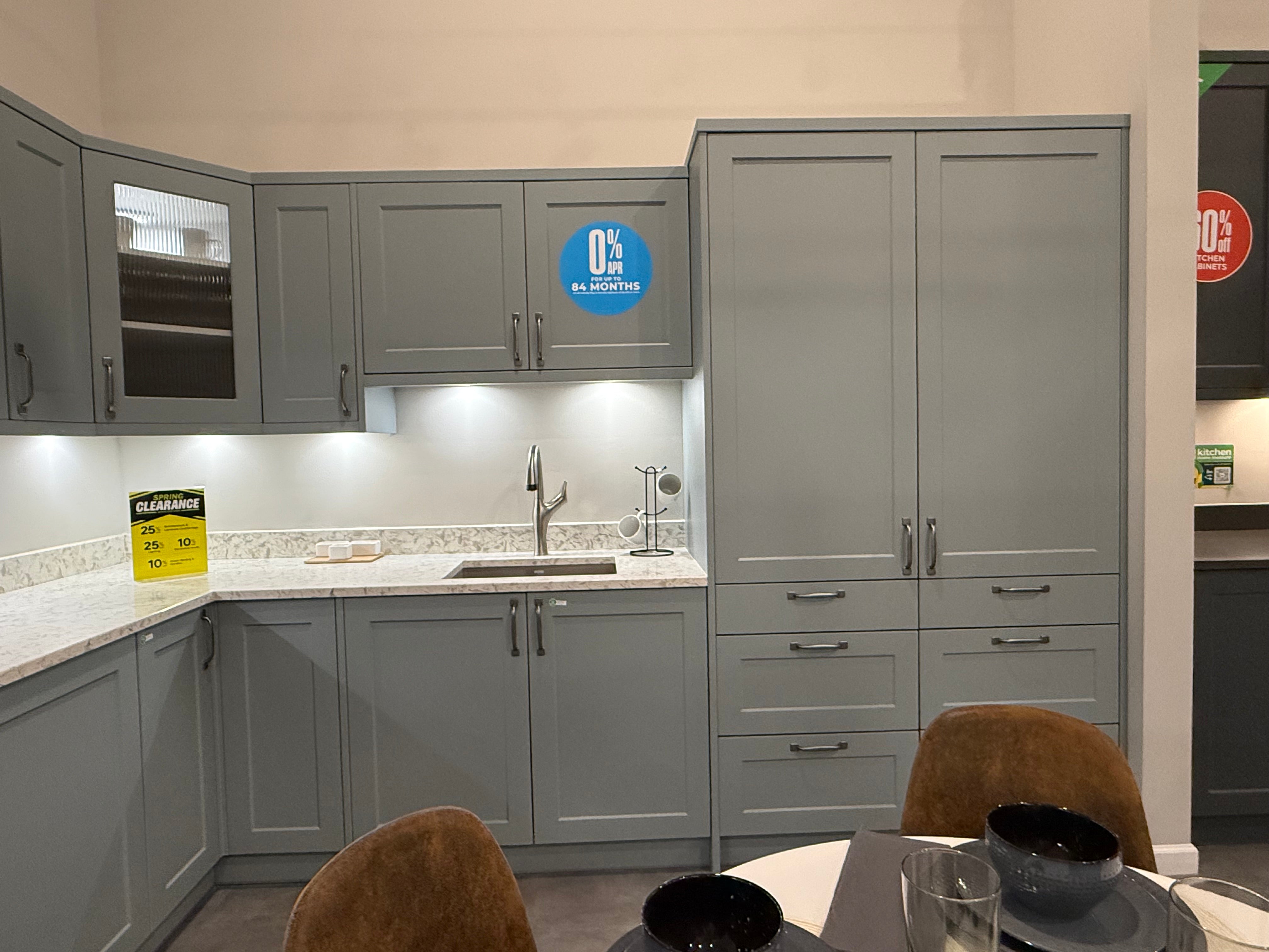 Wren Shaker Chelsea Juratek Cloud Blue Matte Kitchen