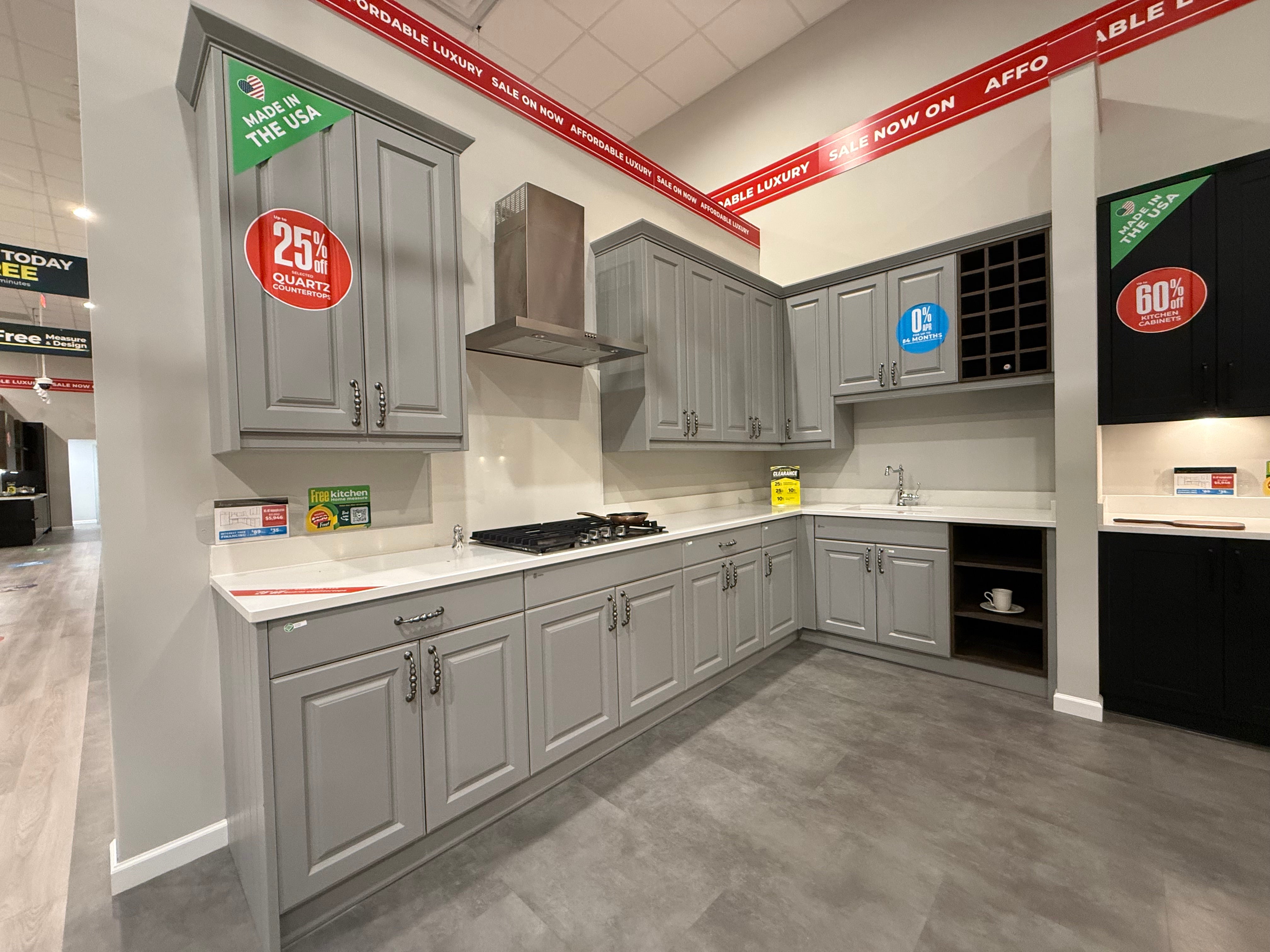 Wren Georgian Juratek Ash Gray Matte Kitchen Corner