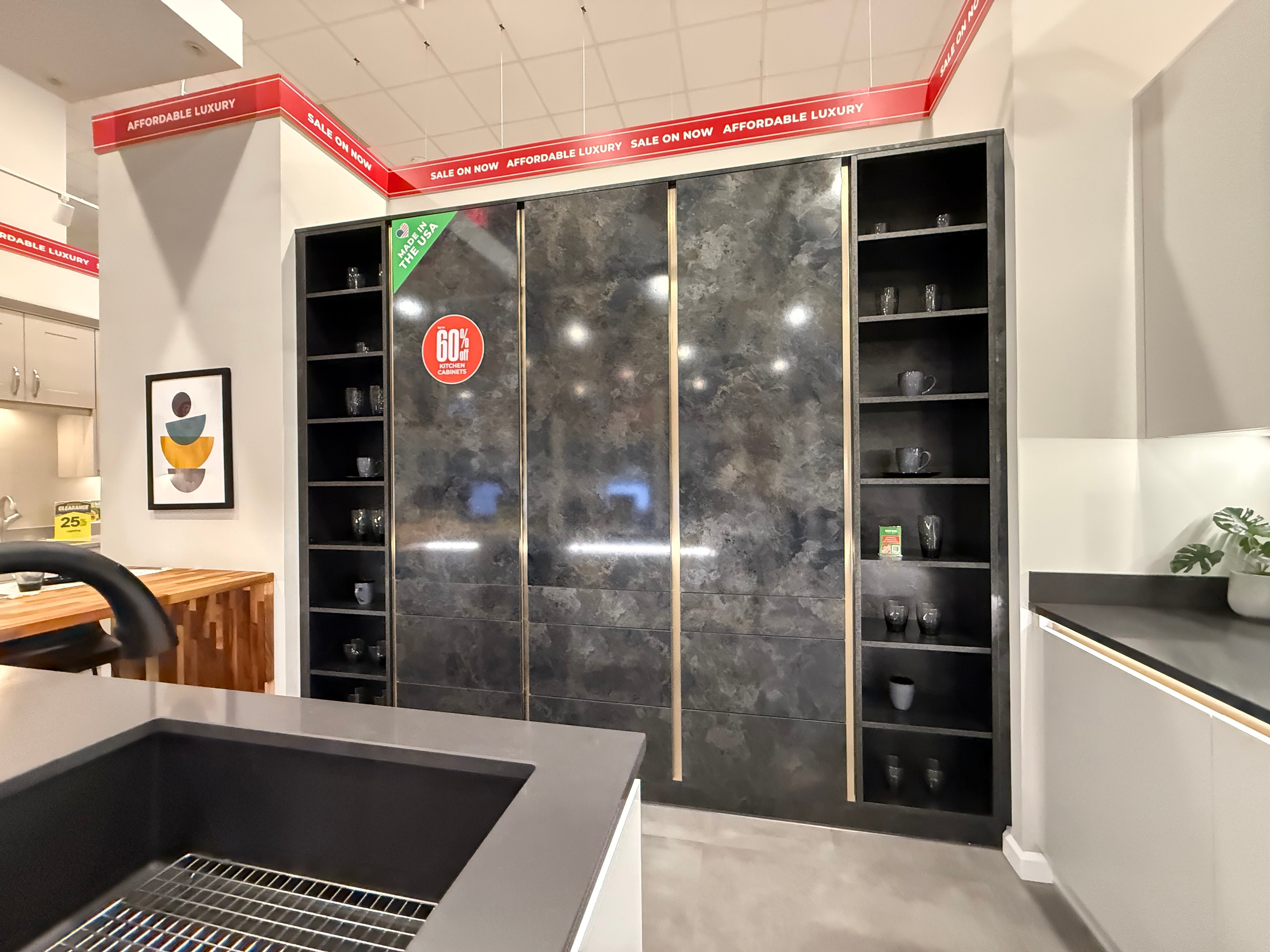 Wren Milano Elements Metallic Night Gloss & Ultra Cloud Gloss Kitchen