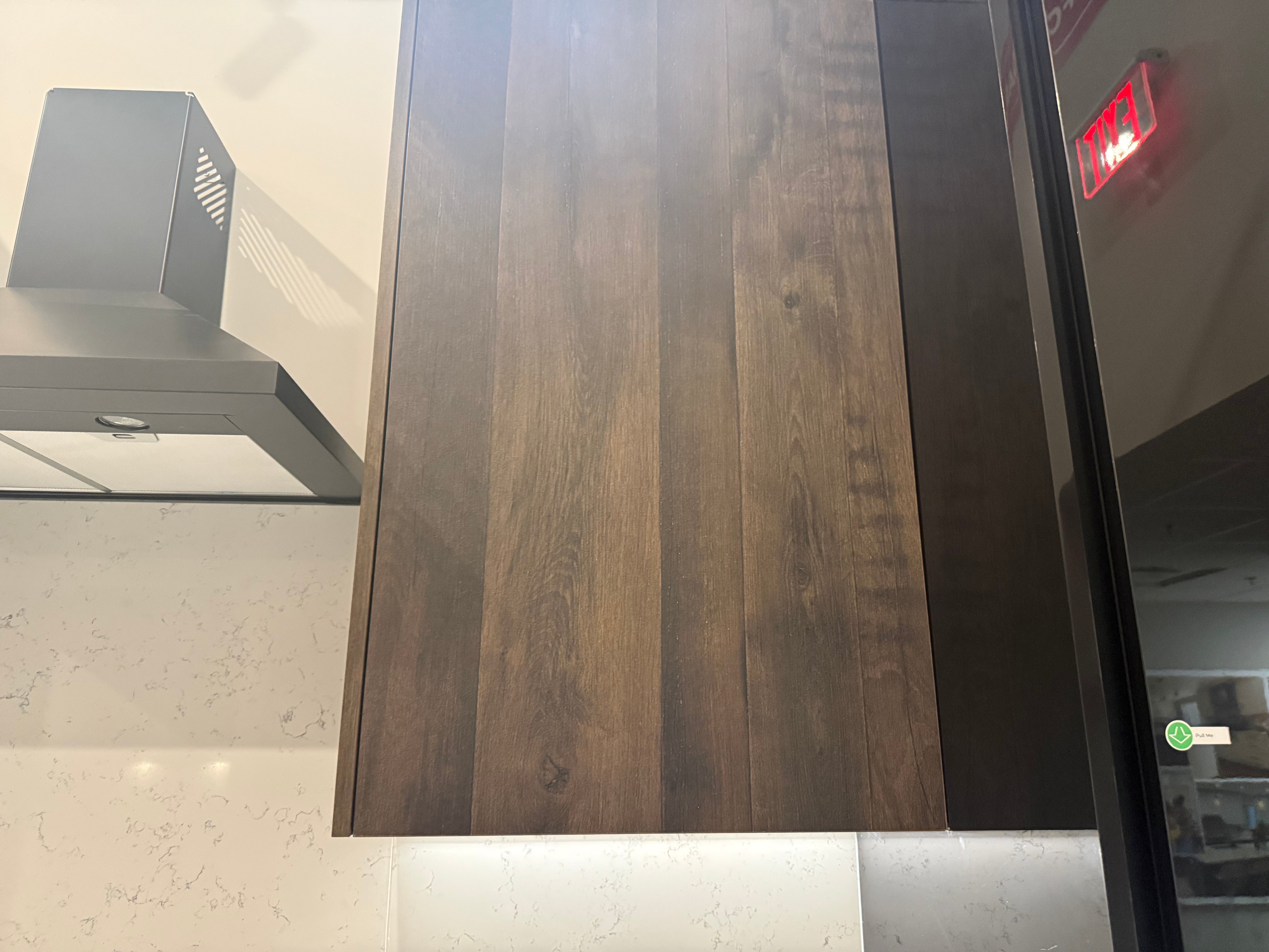 Wren Milano Elements Swiss Oak Matte & Ultra Nero Pantry Wall