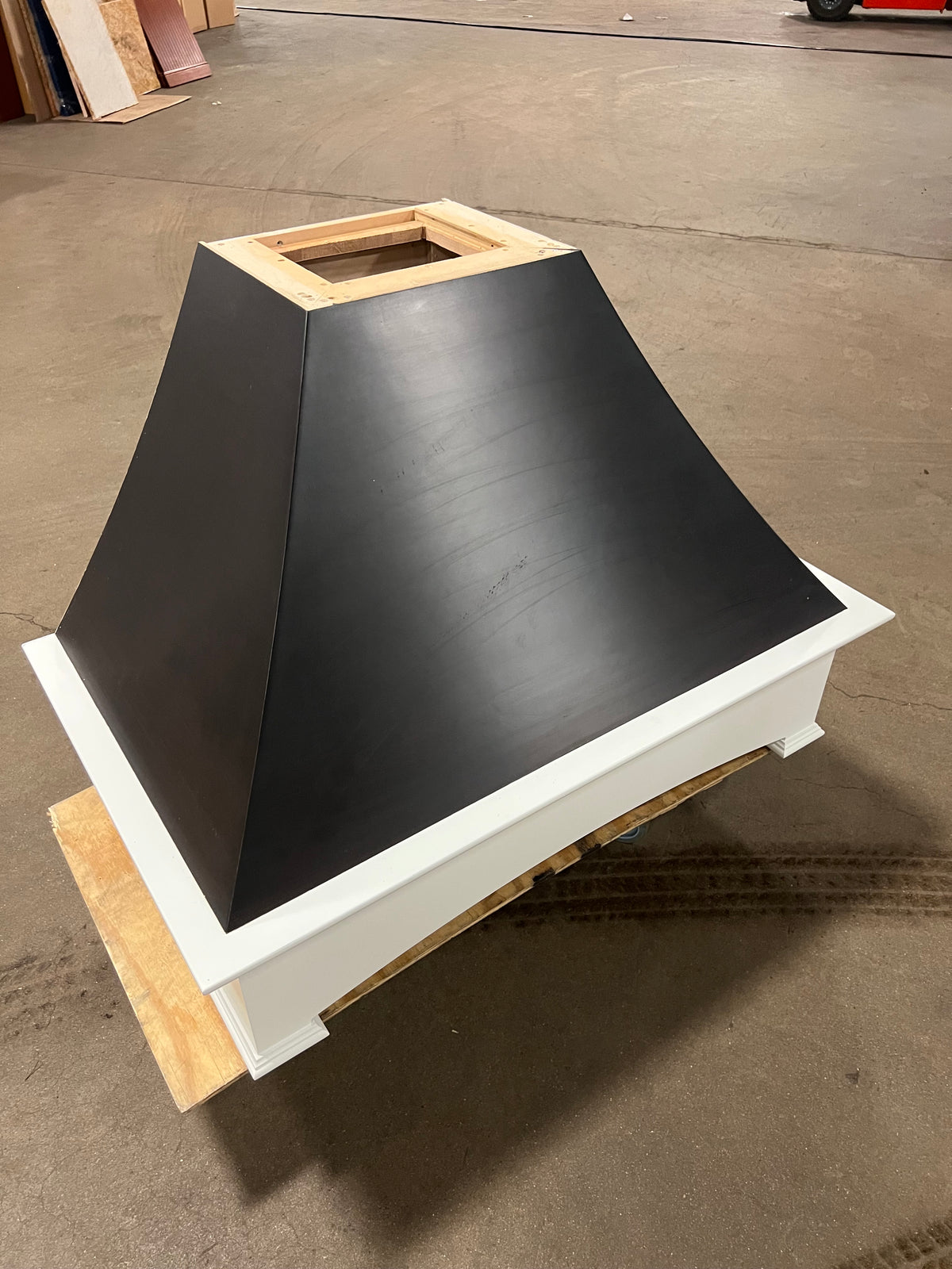 Traditional Black & White Custom Hood Surround