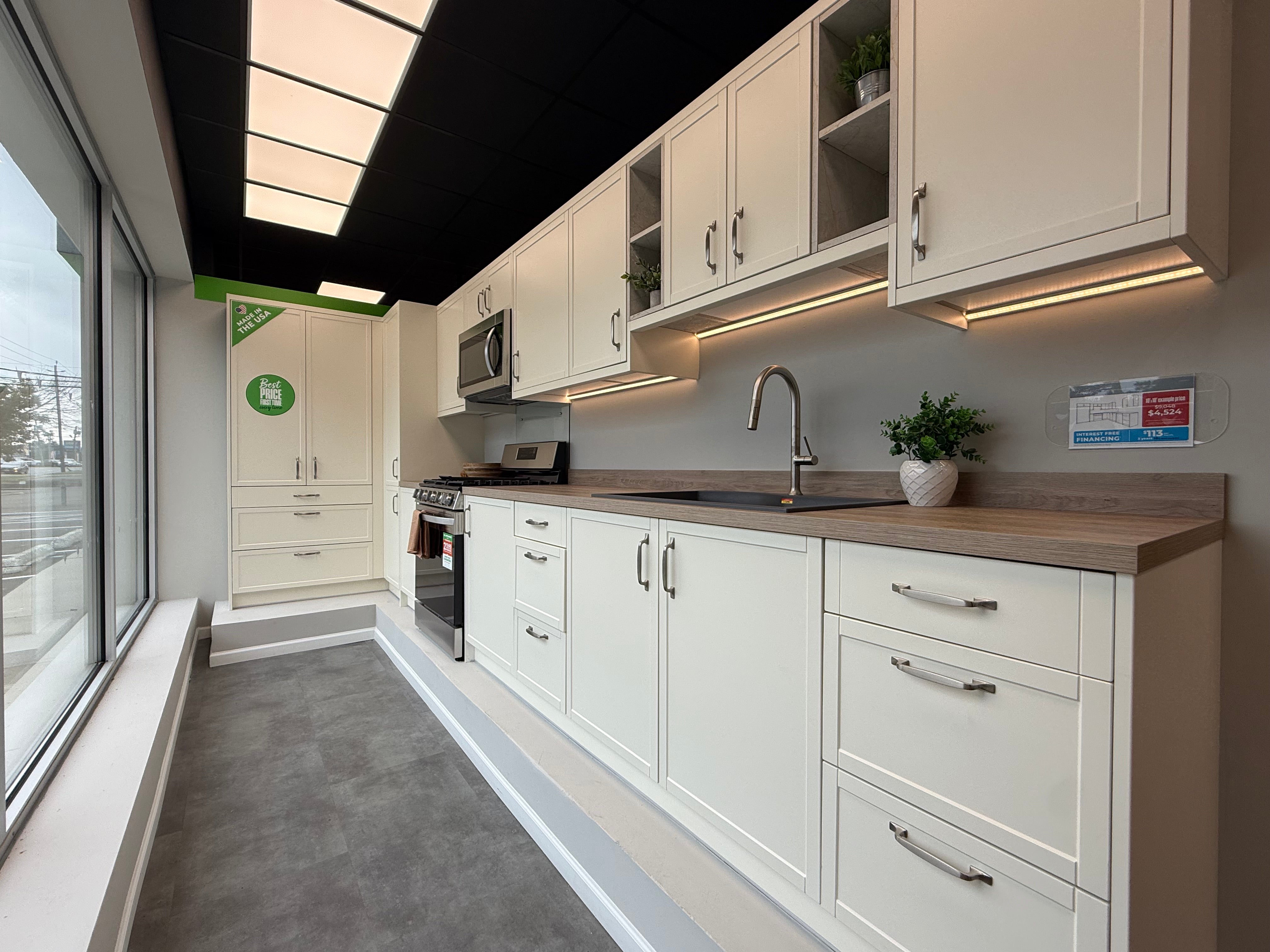 Wren Shaker Slim Matte Cream Kitchen