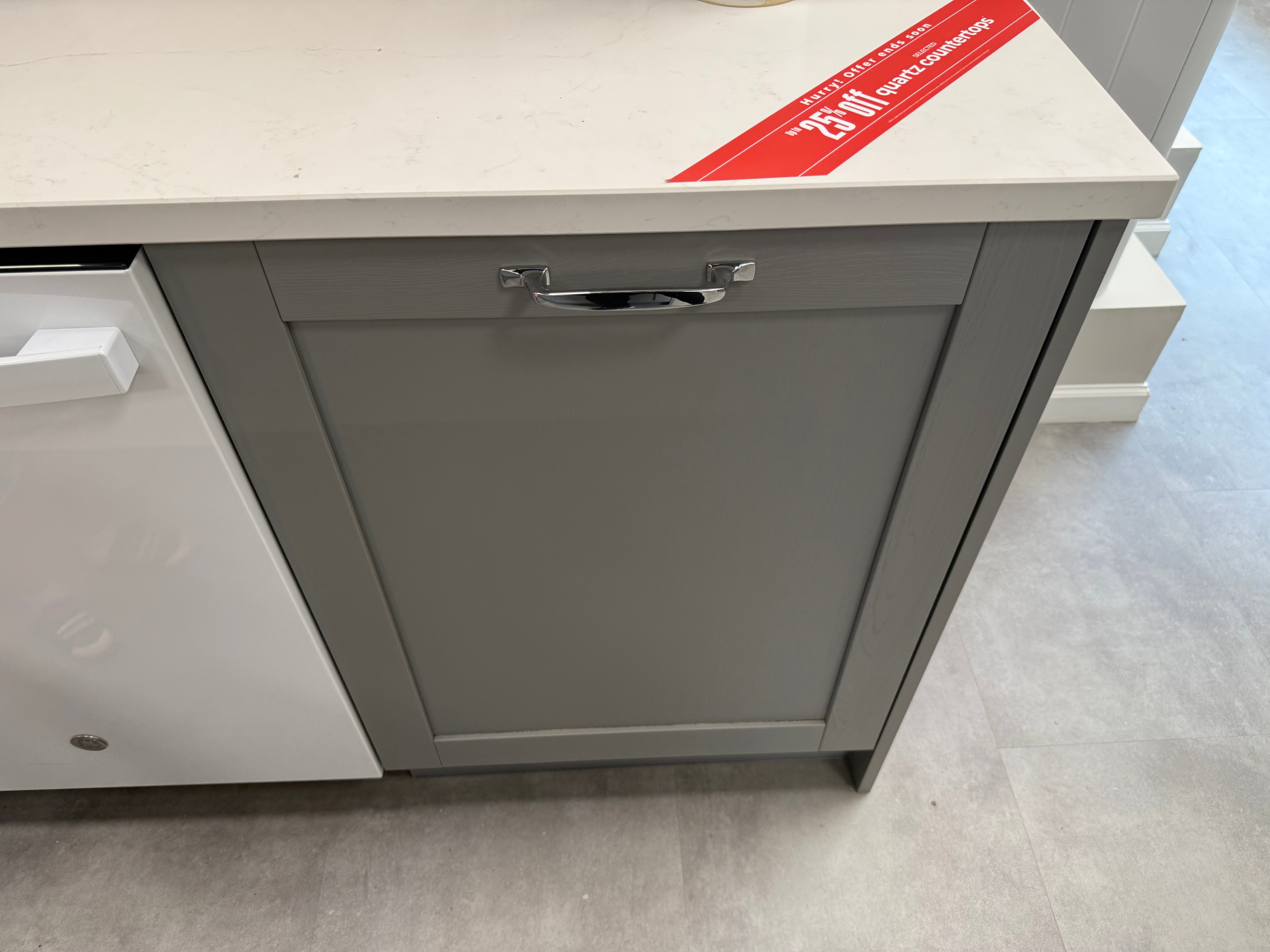 Wren Shaker Forest Classic Dust Gray & Shadow Grain Kitchen