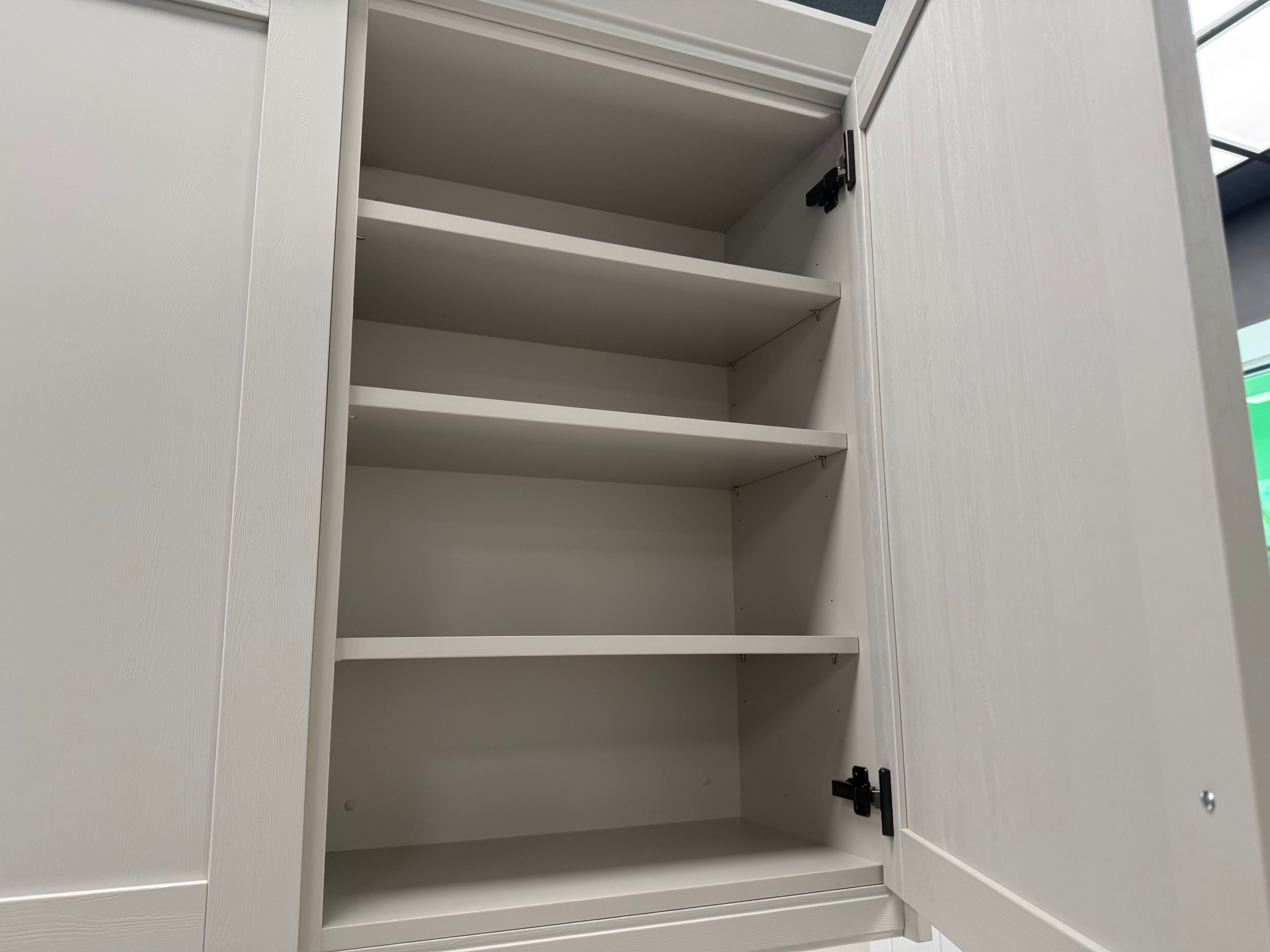 Wren Shaker Forest Classic Dust Gray & Shadow Grain Kitchen