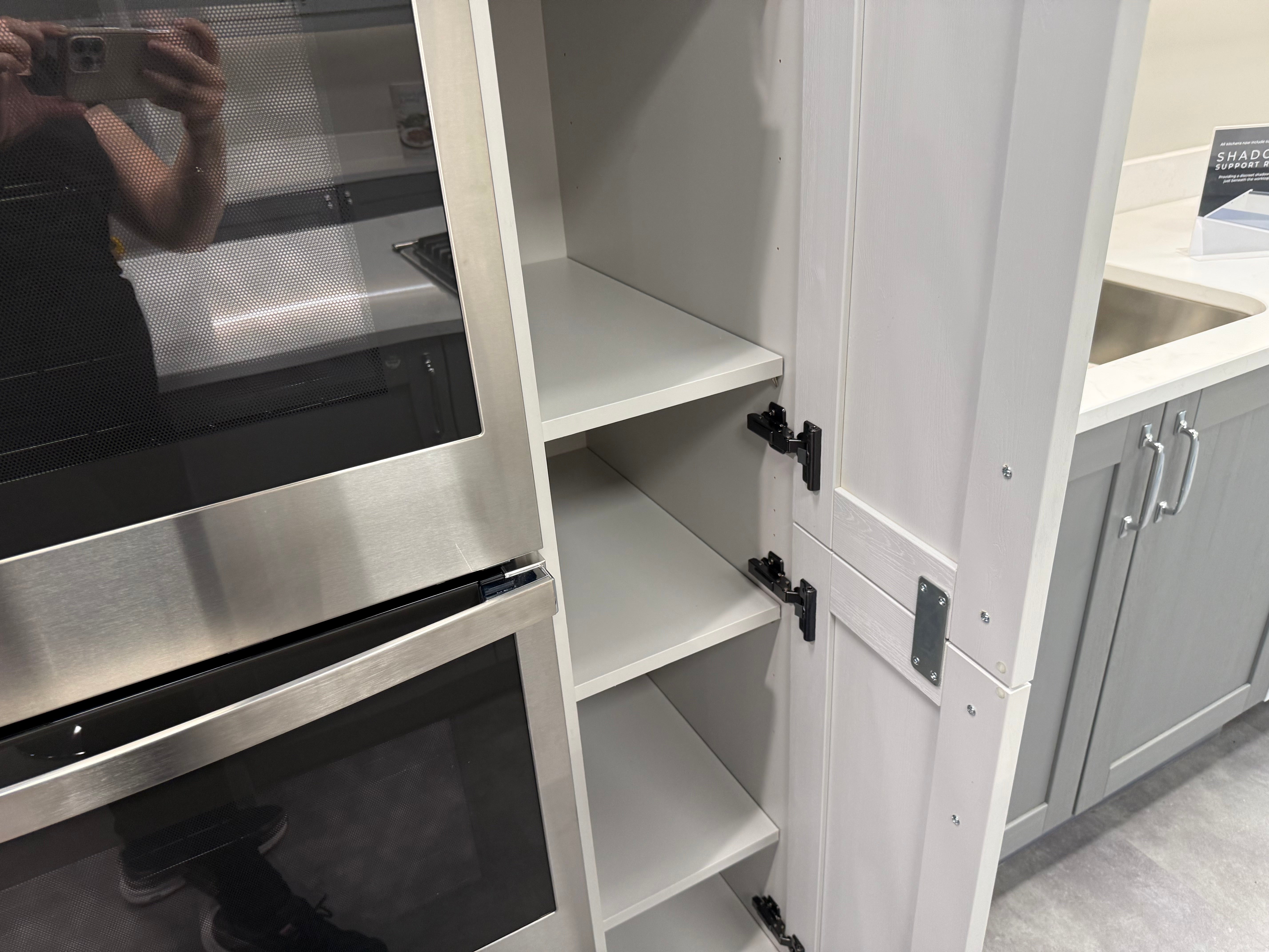 Wren Shaker Forest Classic Dust Gray & Shadow Grain Kitchen
