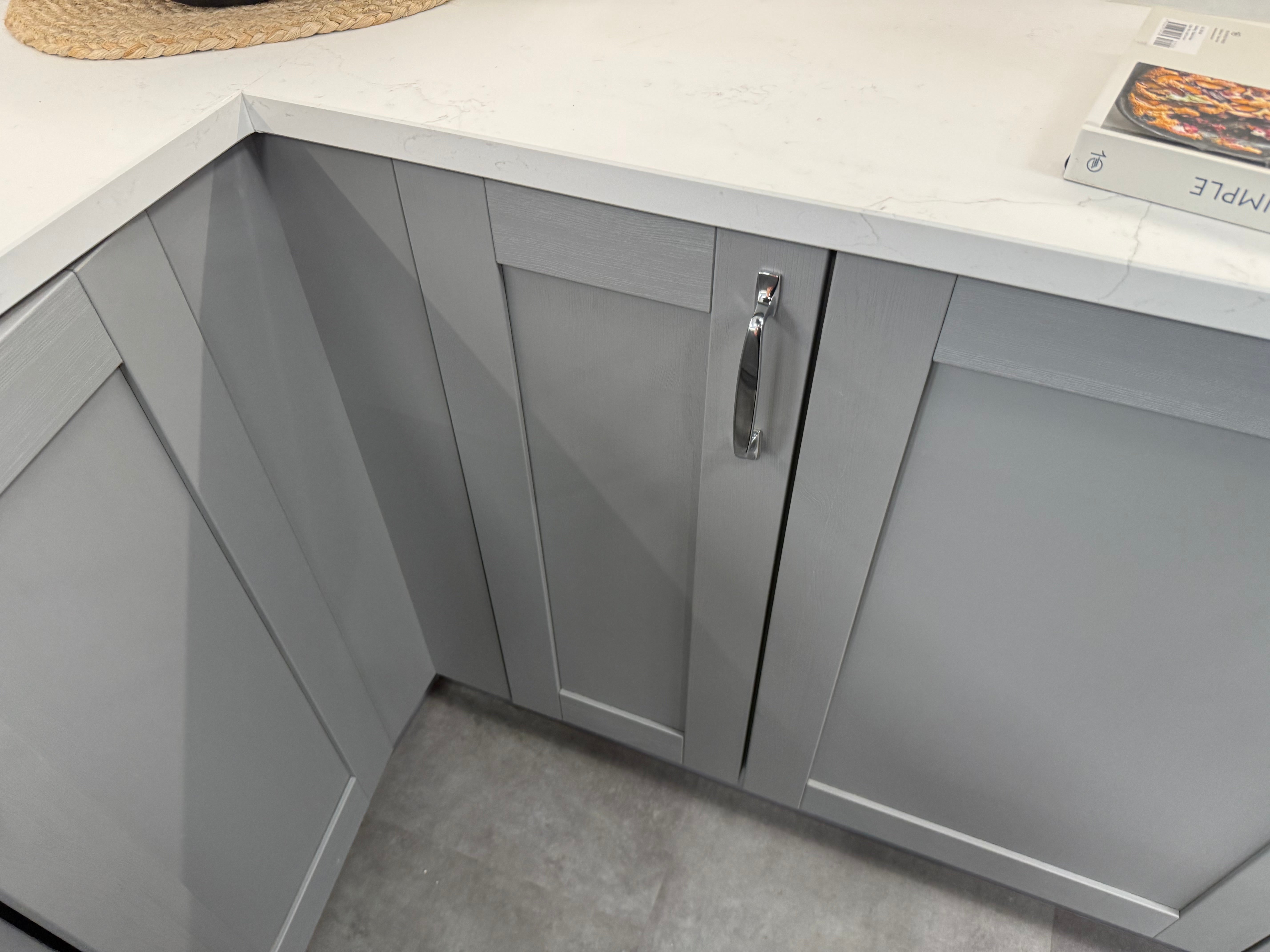 Wren Shaker Forest Classic Dust Gray & Shadow Grain Kitchen