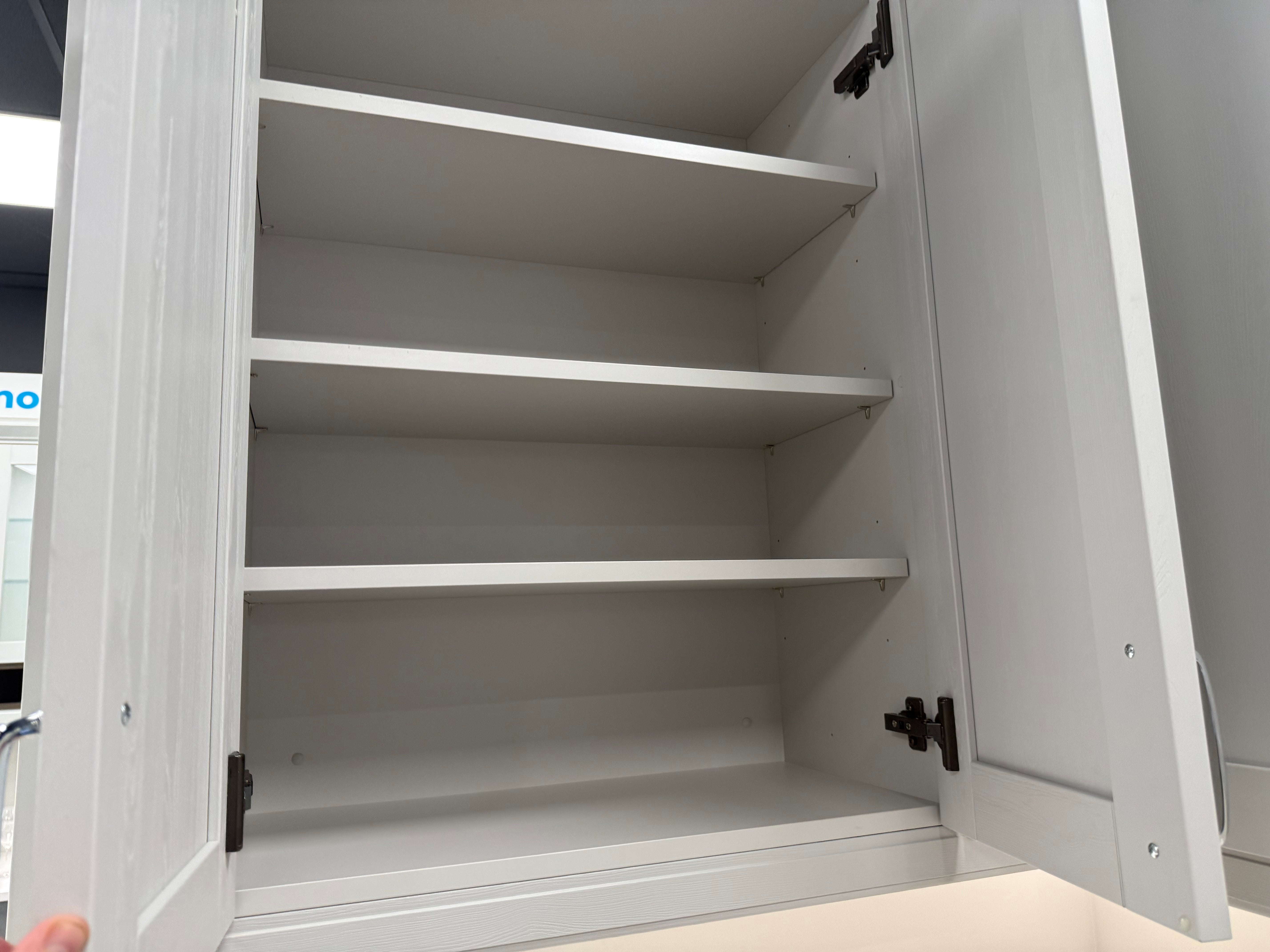 Wren Shaker Forest Classic Dust Gray & Shadow Grain Kitchen
