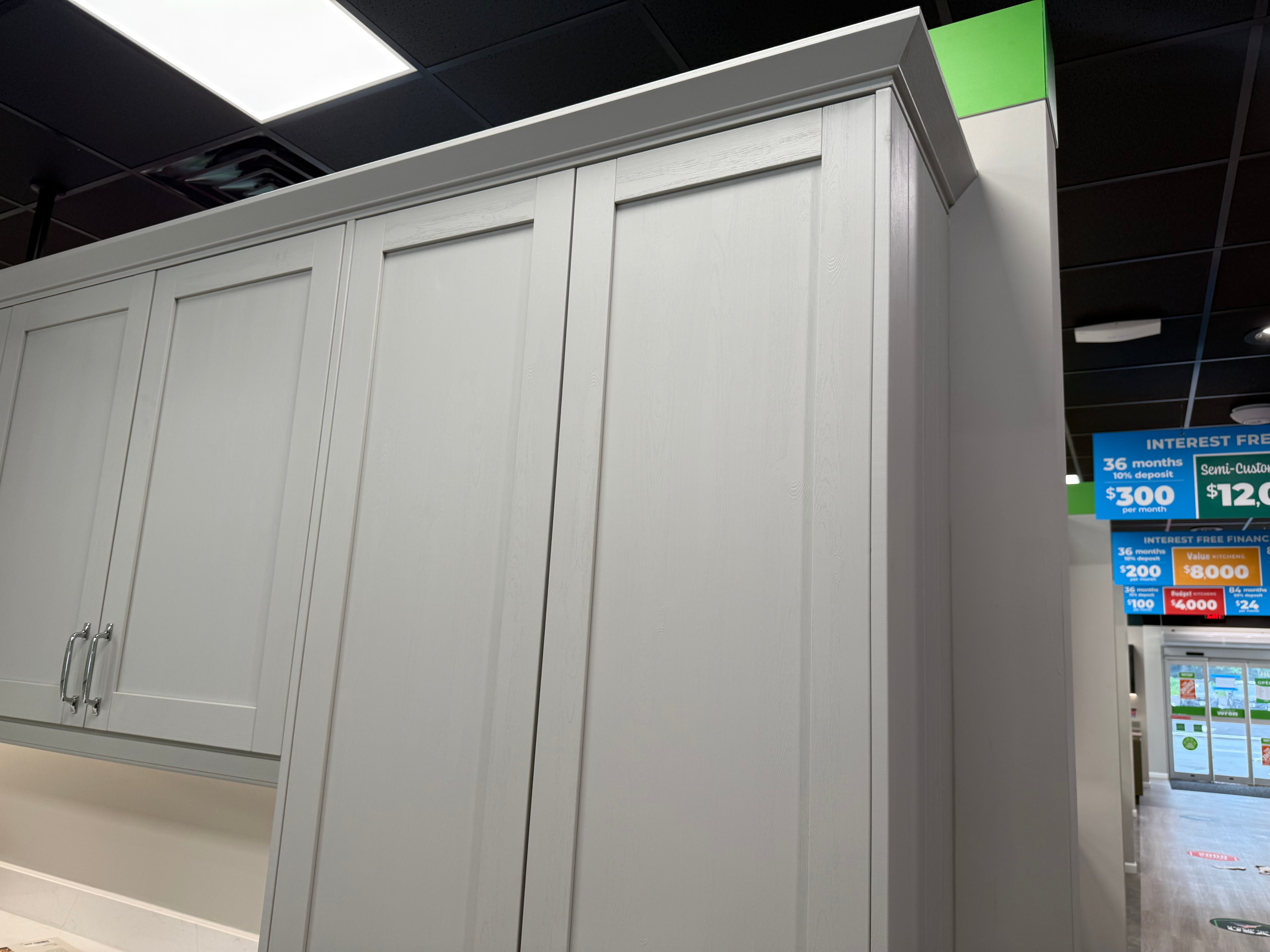 Wren Shaker Forest Classic Dust Gray & Shadow Grain Kitchen