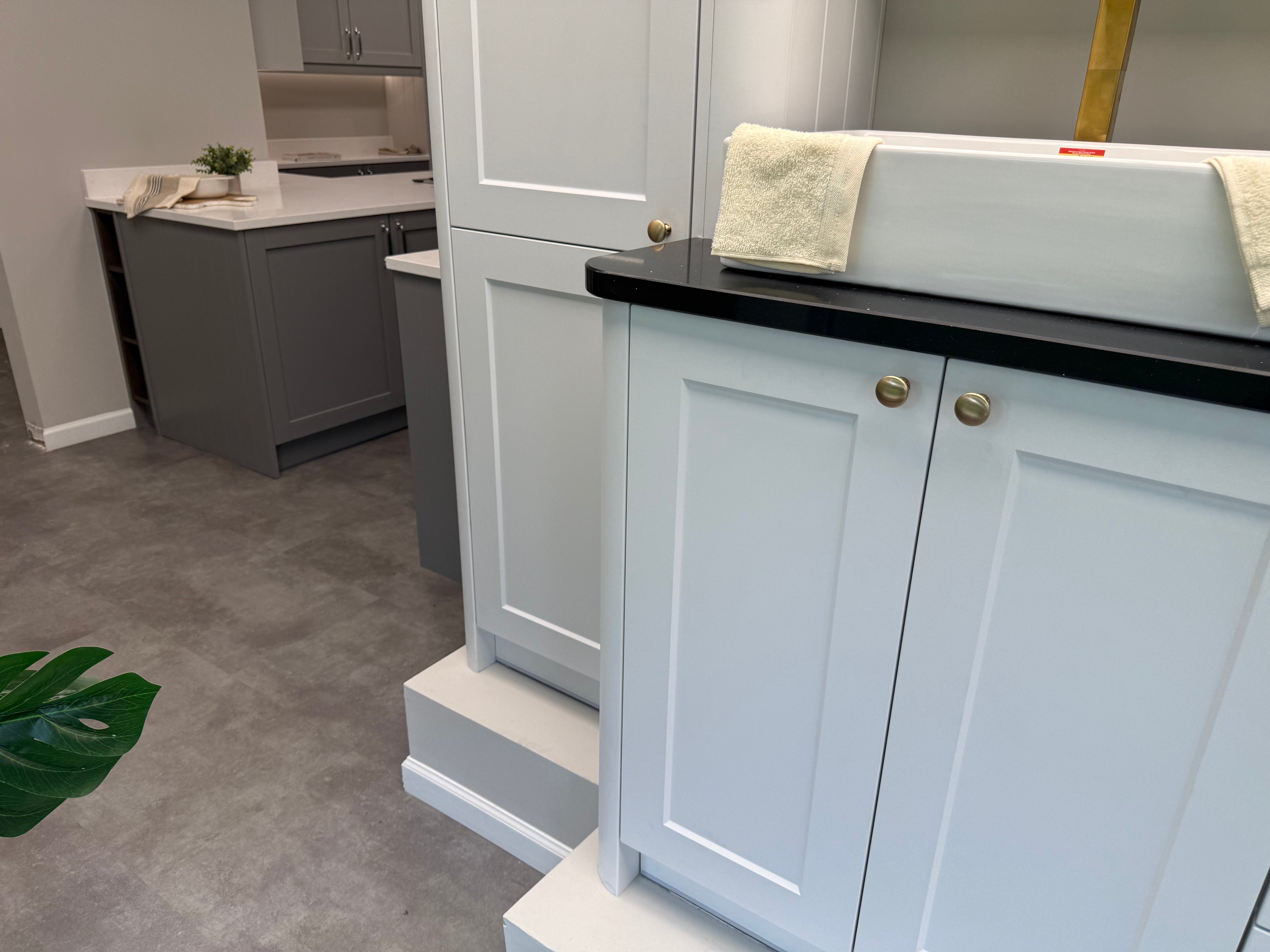 Wren Shaker Off White Built-In Double Vanity