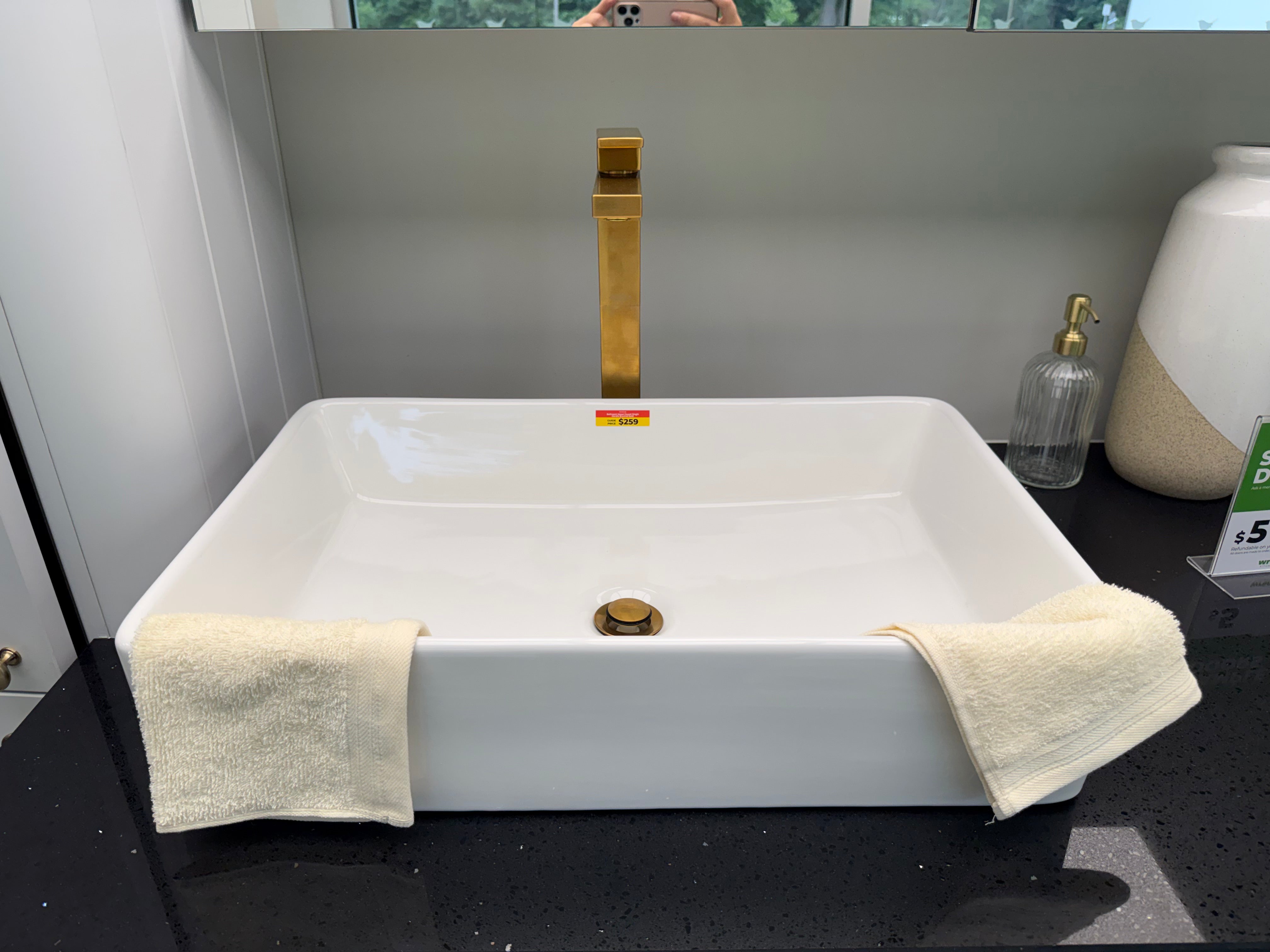 Wren Shaker Off White Built-In Double Vanity