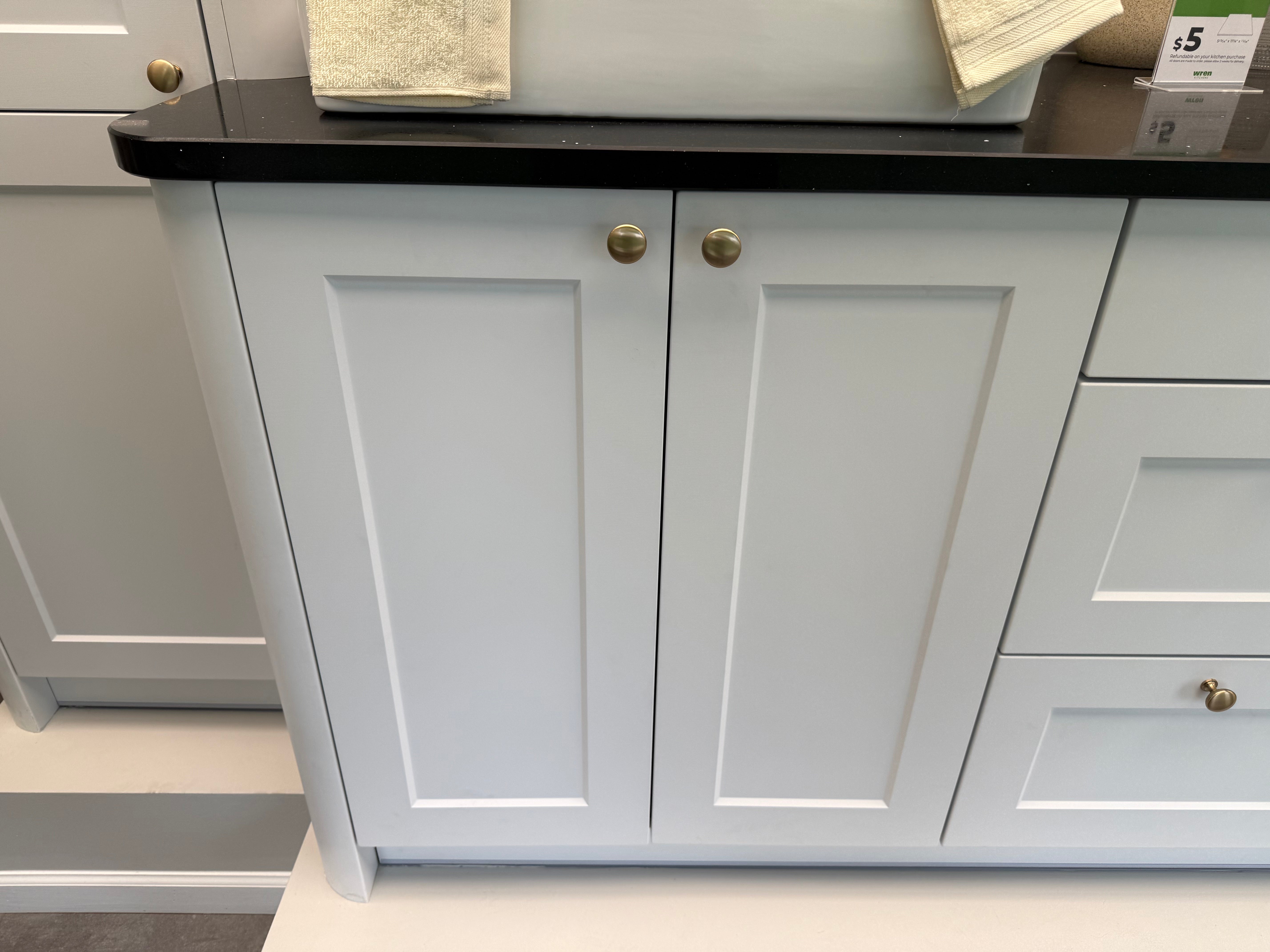 Wren Shaker Off White Built-In Double Vanity