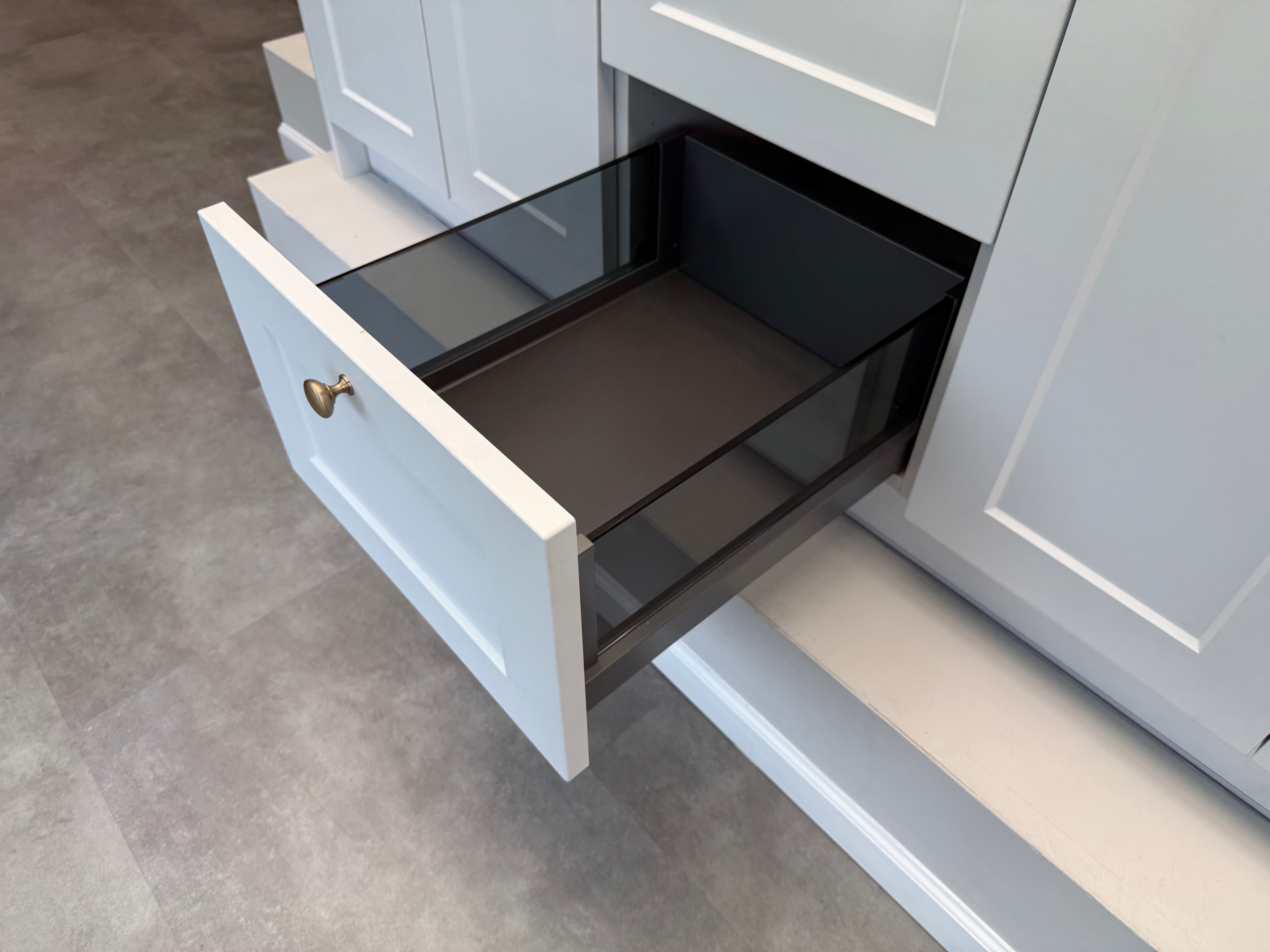 Wren Shaker Off White Built-In Double Vanity