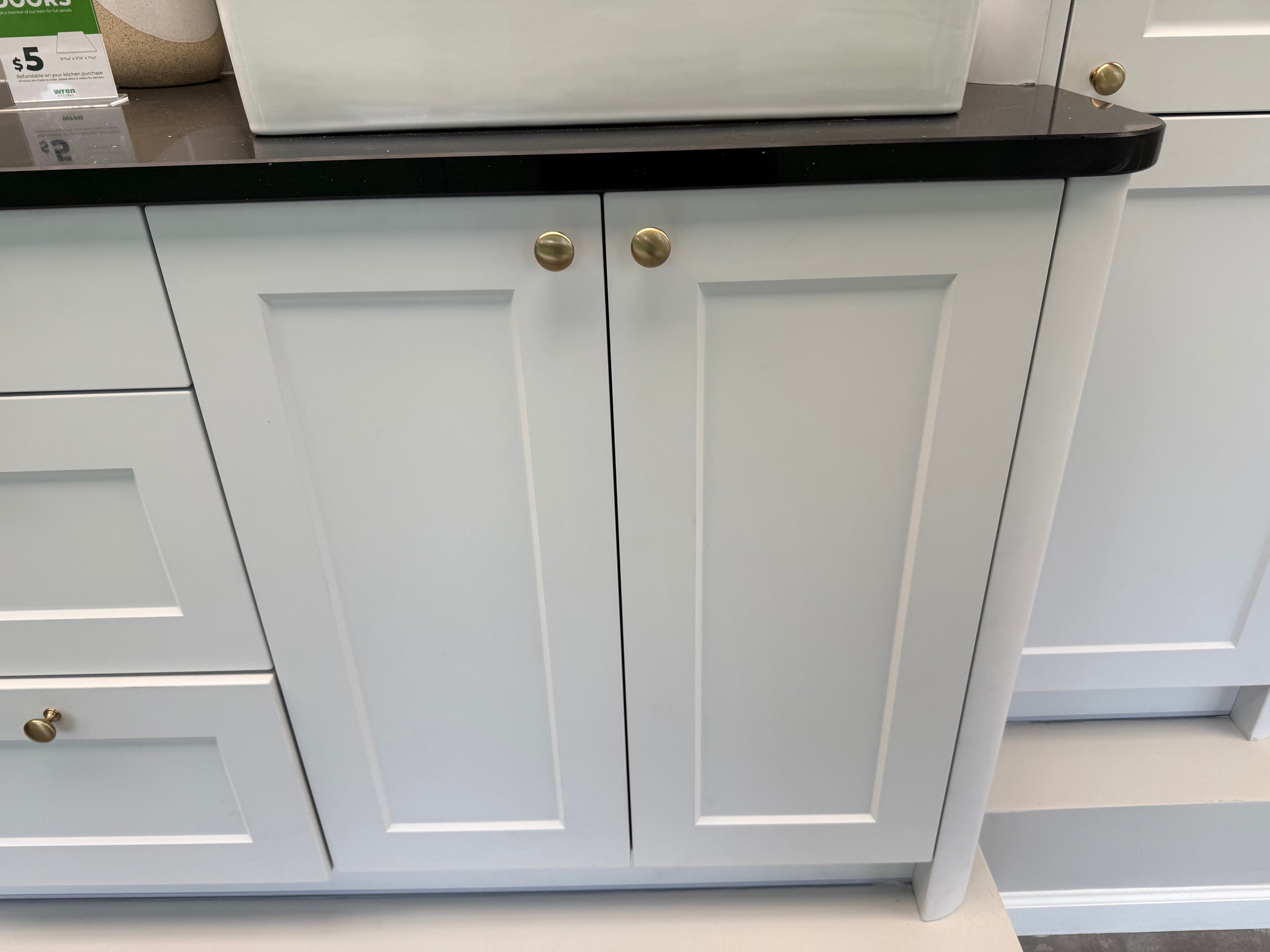Wren Shaker Off White Built-In Double Vanity