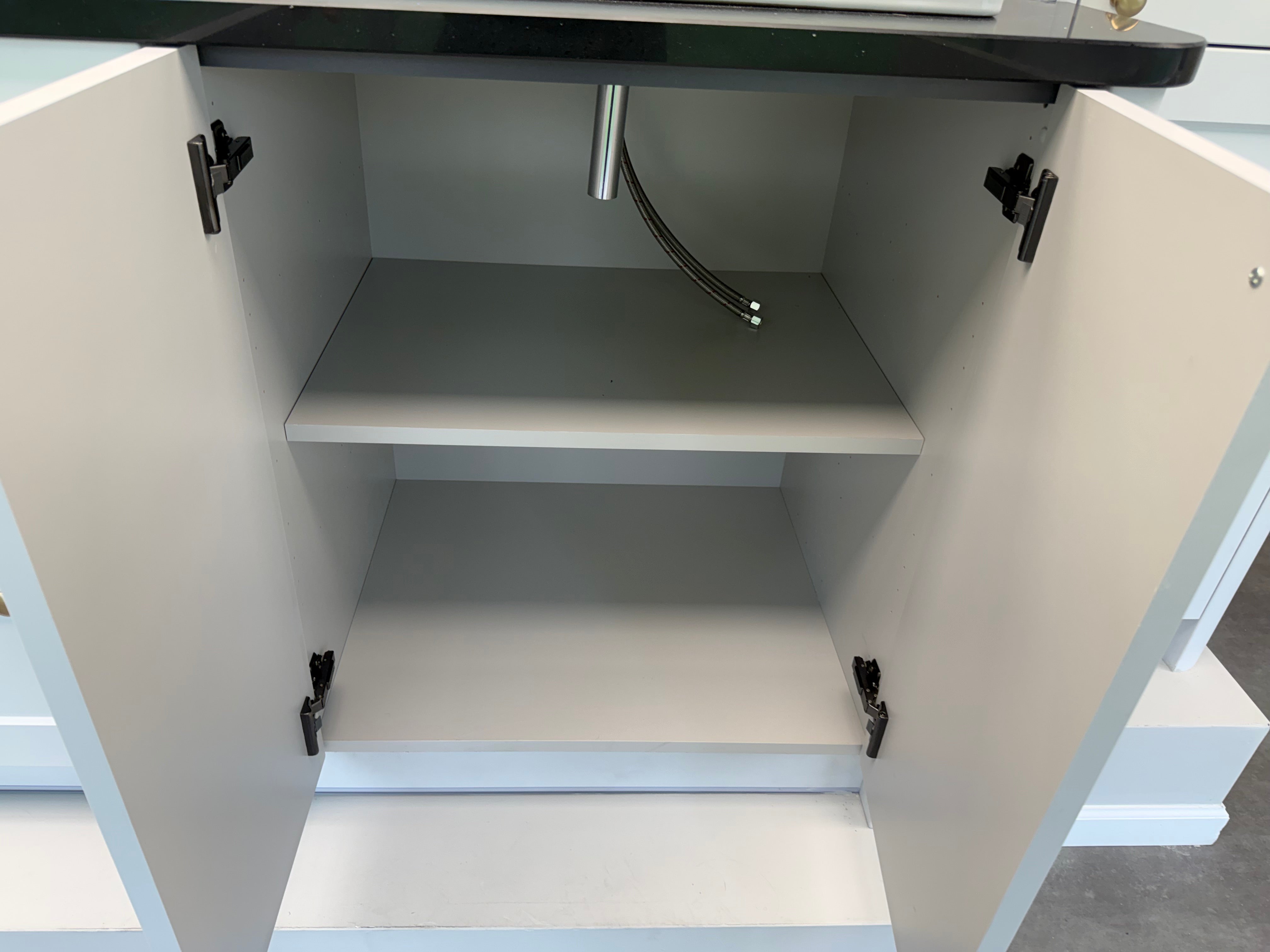 Wren Shaker Off White Built-In Double Vanity