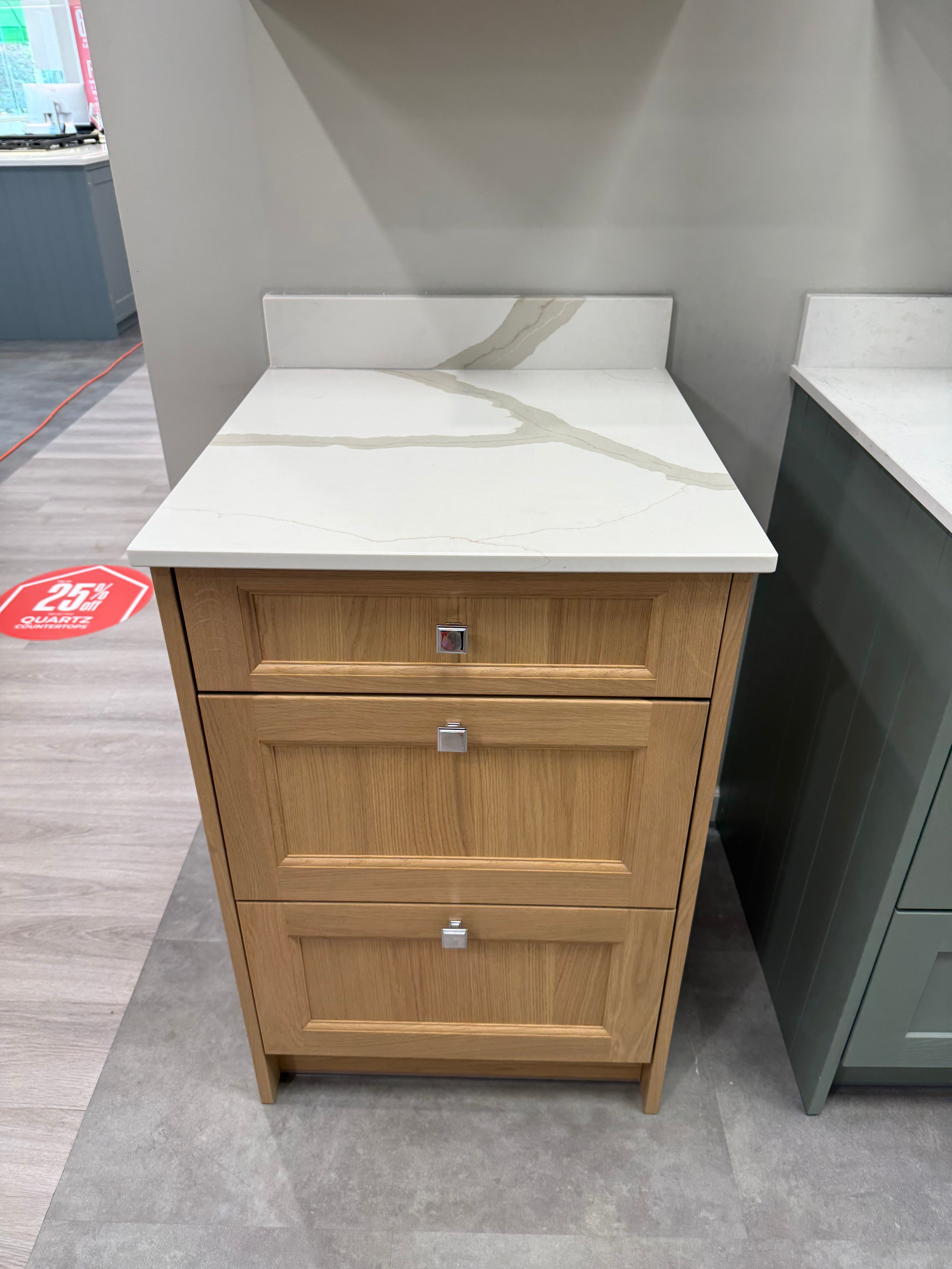 Cambridge Timber Natural Oak Grain Base and Upper Cabinets