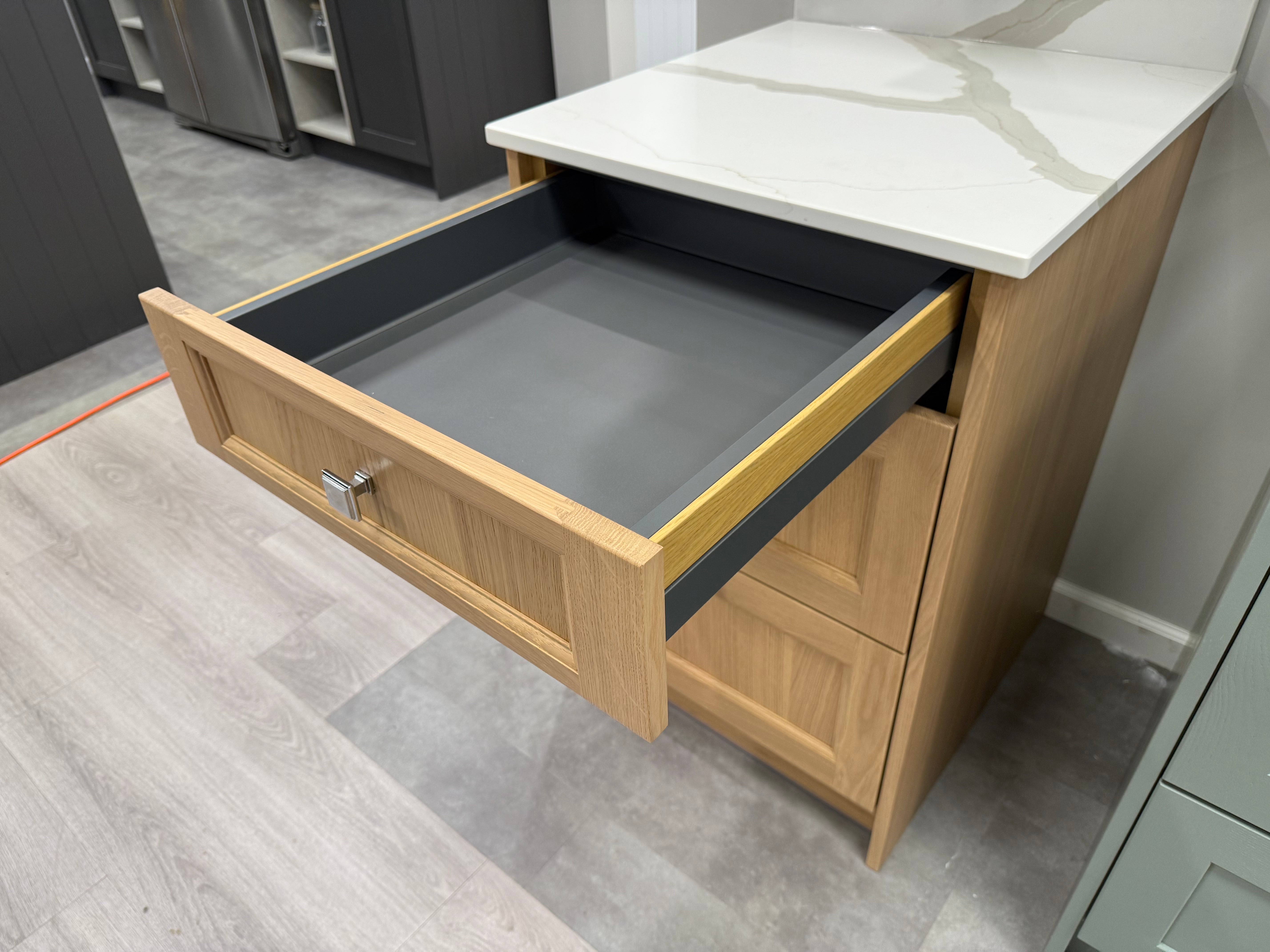 Cambridge Timber Natural Oak Grain Base and Upper Cabinets