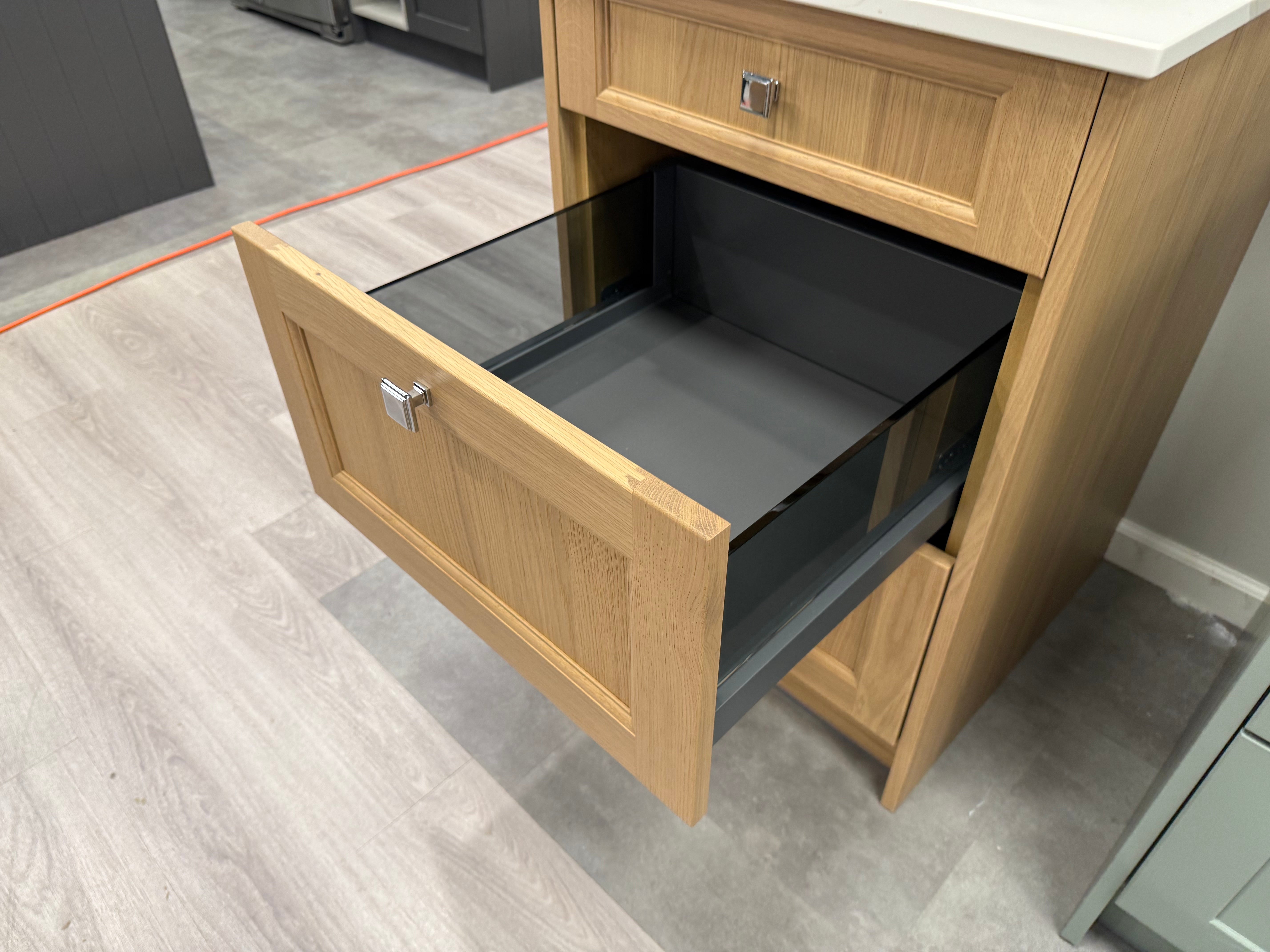 Cambridge Timber Natural Oak Grain Base and Upper Cabinets