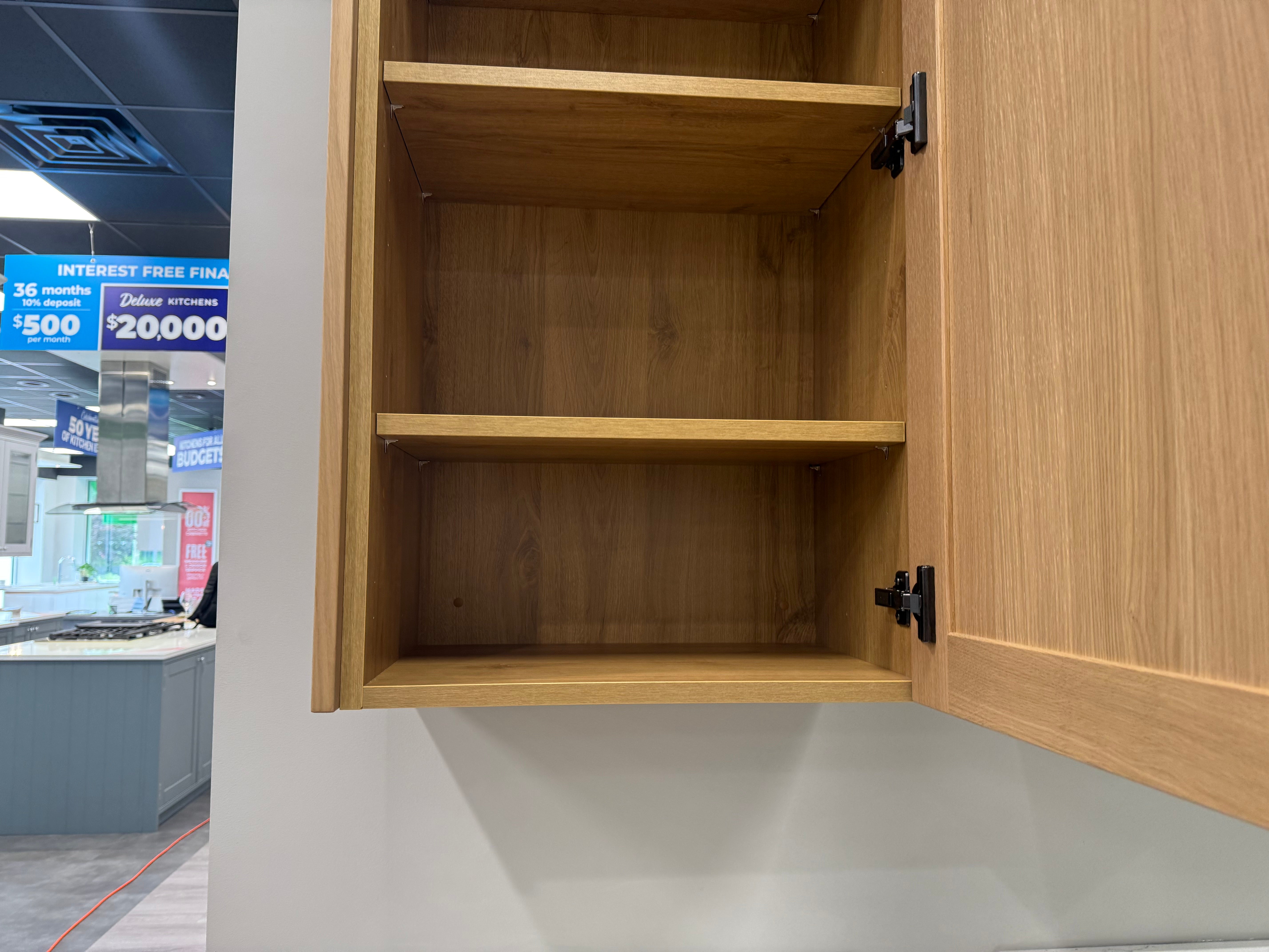 Cambridge Timber Natural Oak Grain Base and Upper Cabinets