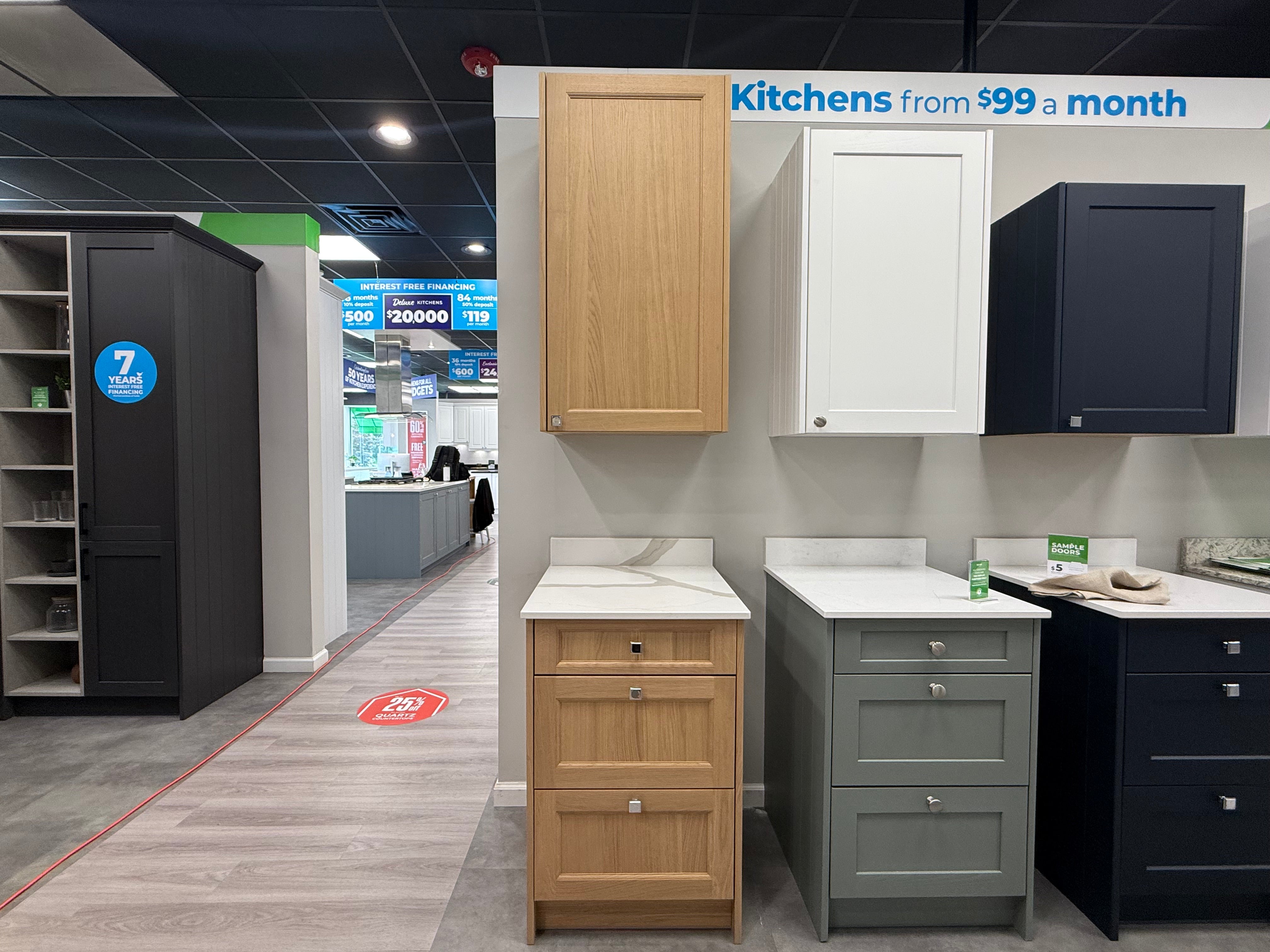 Cambridge Timber Natural Oak Grain Base and Upper Cabinets