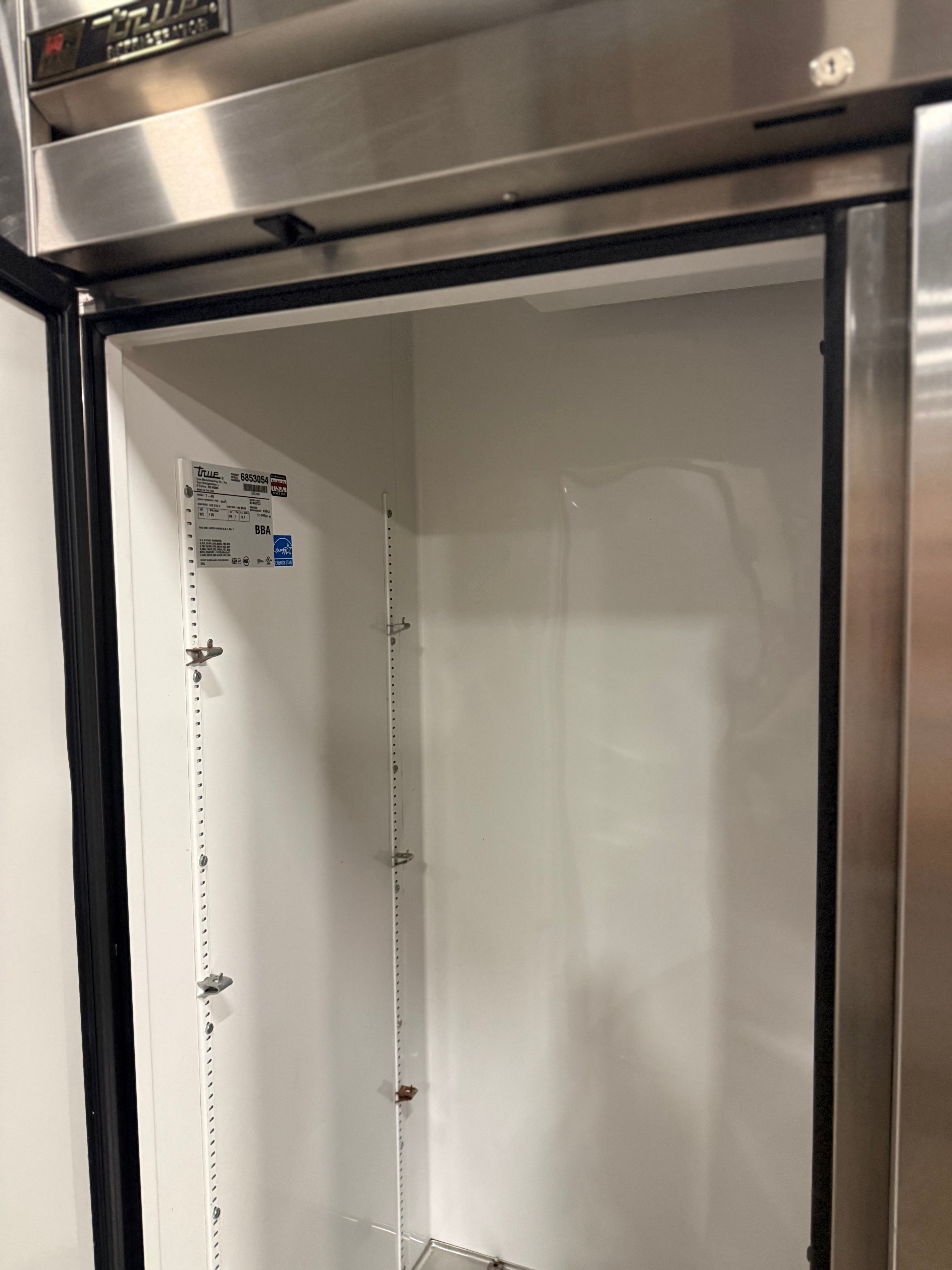 True T-49 54" Stainless Steel Commercial Side by Side Refrigerator