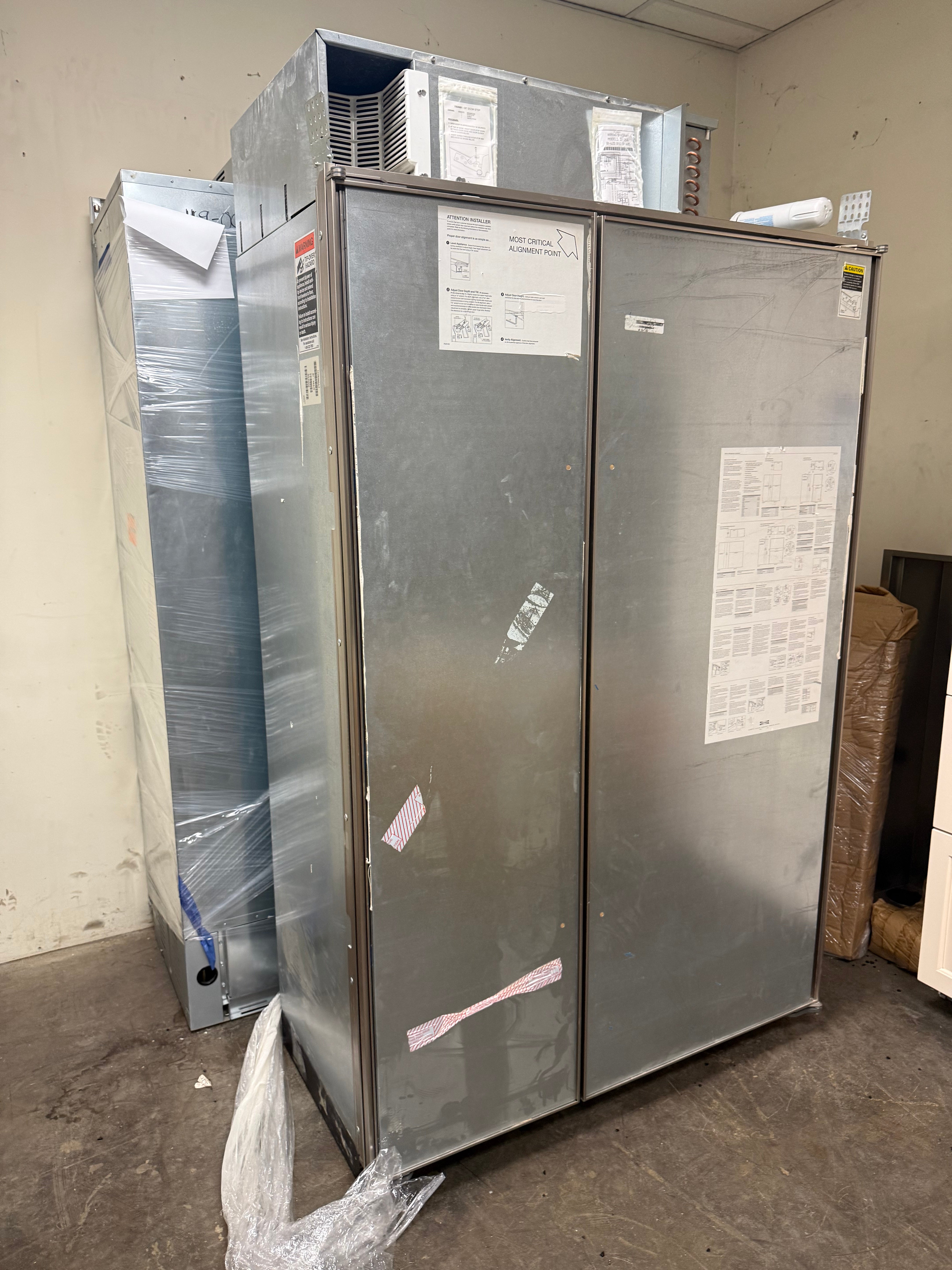 Sub-Zero 48 inch built-in side-by-side refrigerator and freezer legacy unit