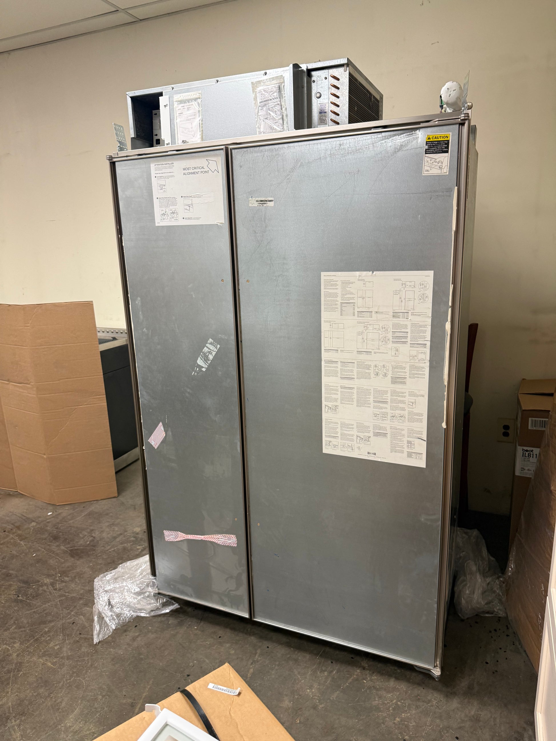 Professional 48 inch side-by-side food preservation system for high-end kitchens