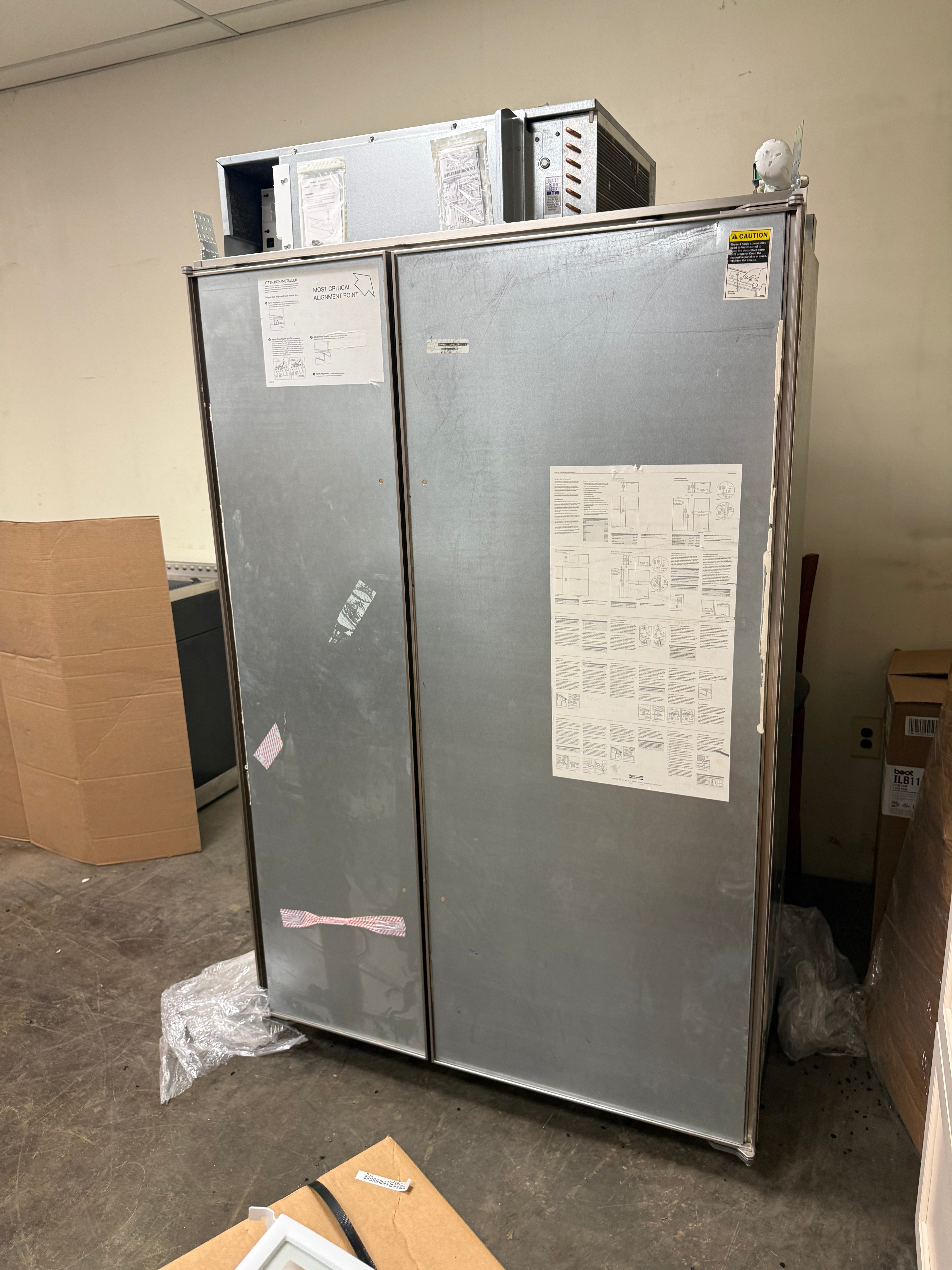 Professional 48 inch side-by-side food preservation system for high-end kitchens
