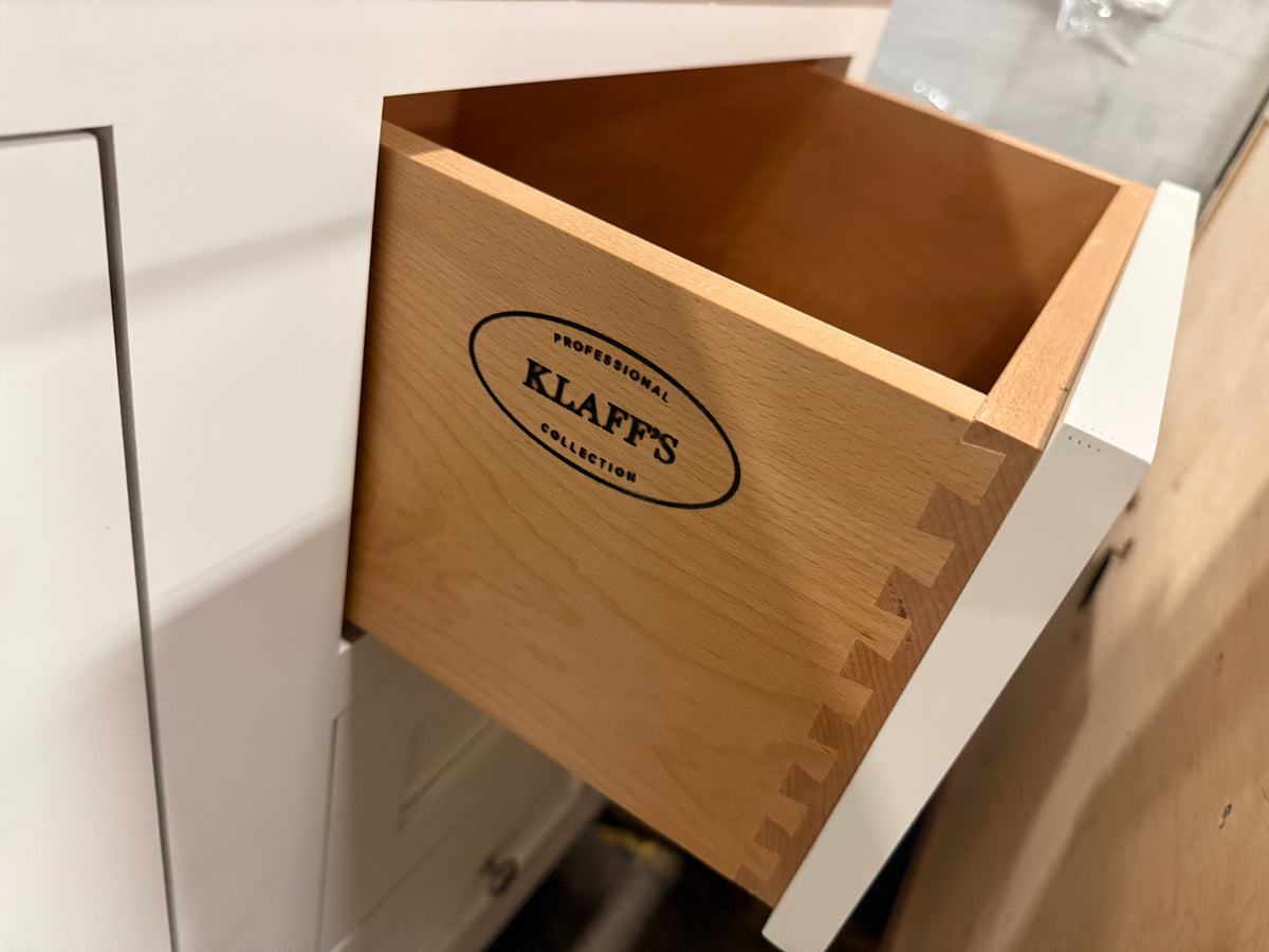 Klaff's 61" Transitional White Single Vanity