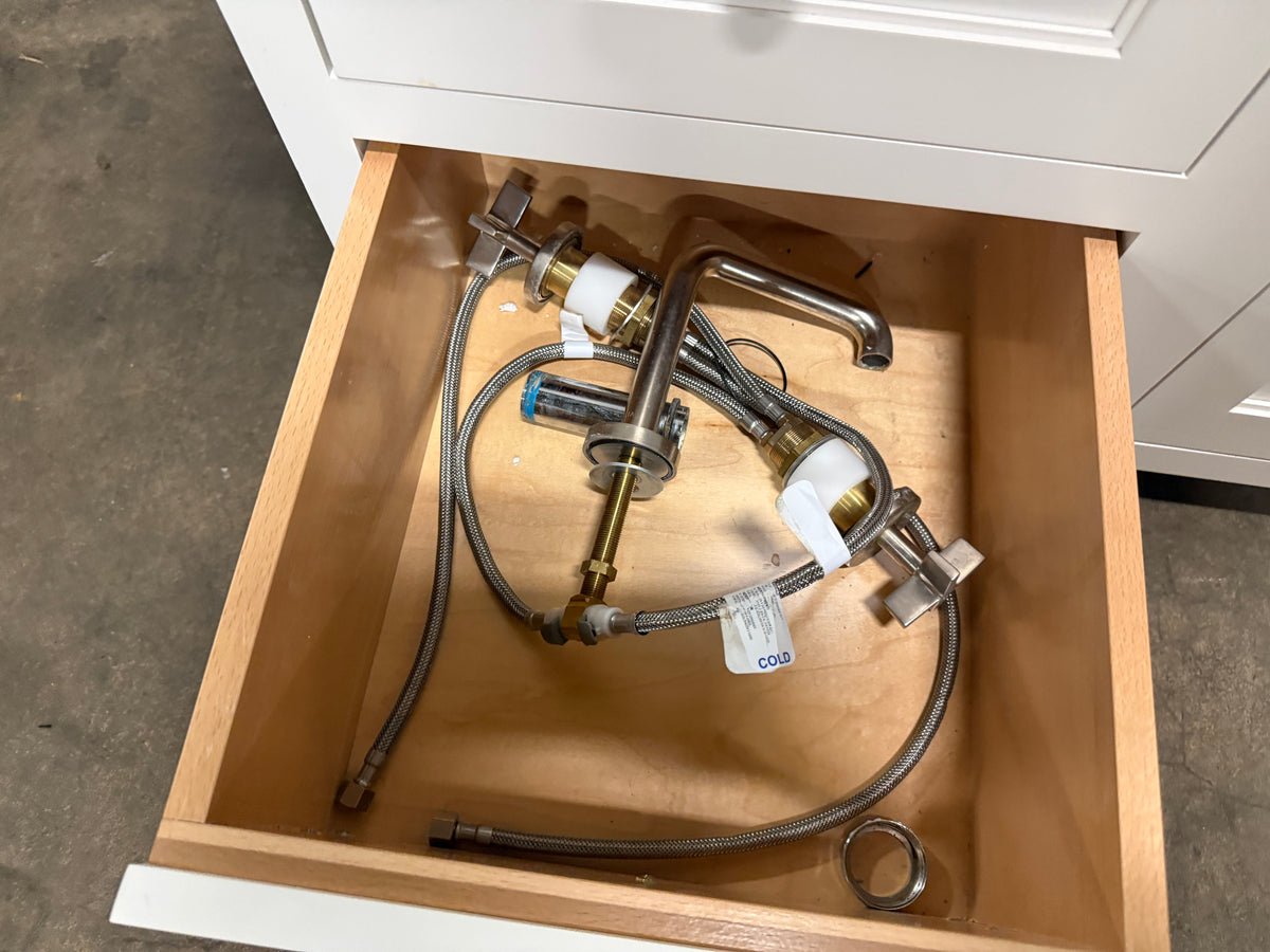 Klaff's 61" Transitional White Single Vanity
