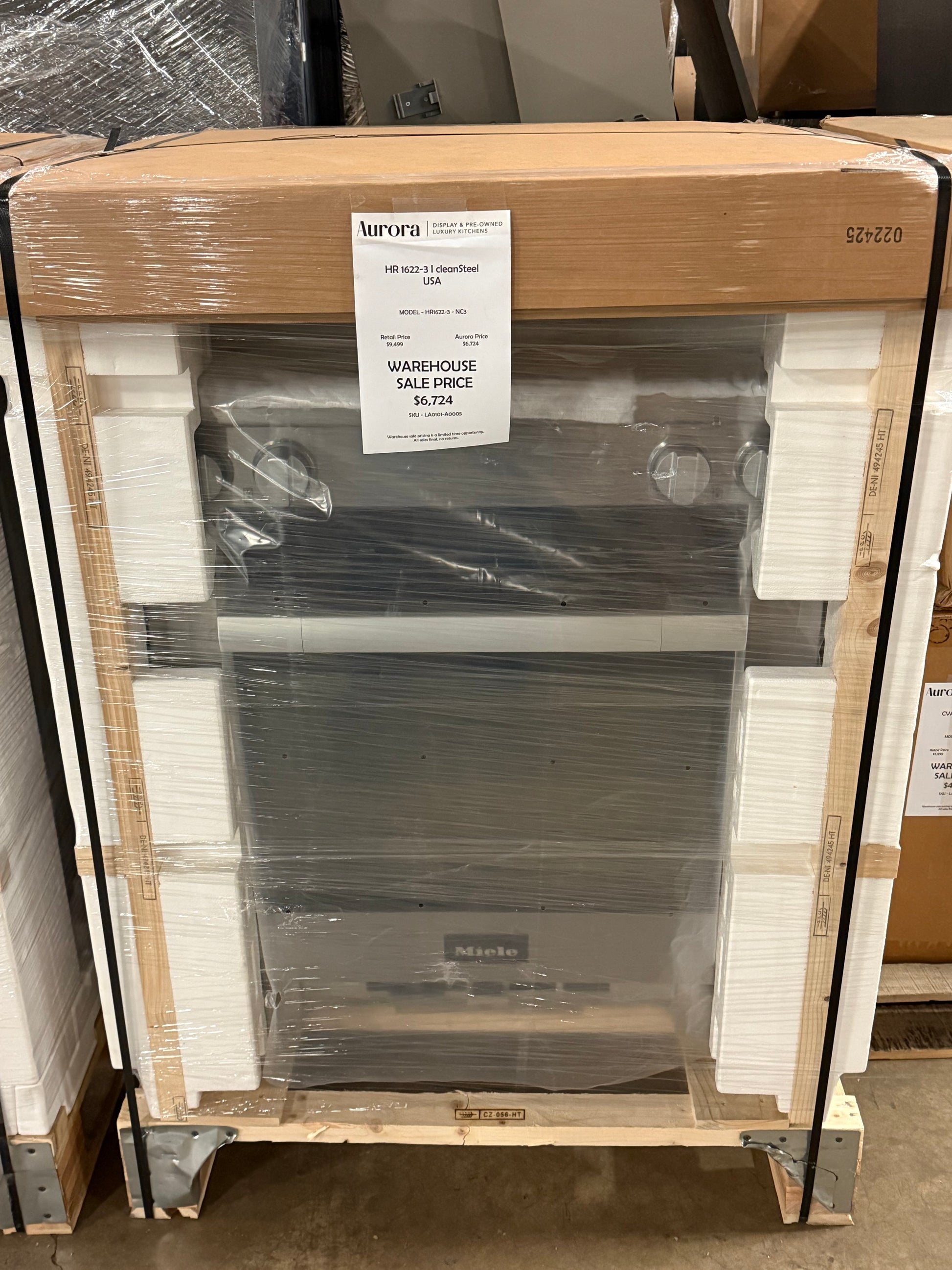 Miele Certified HR 1622-3 30" Stainless Steel Smart Induction Range