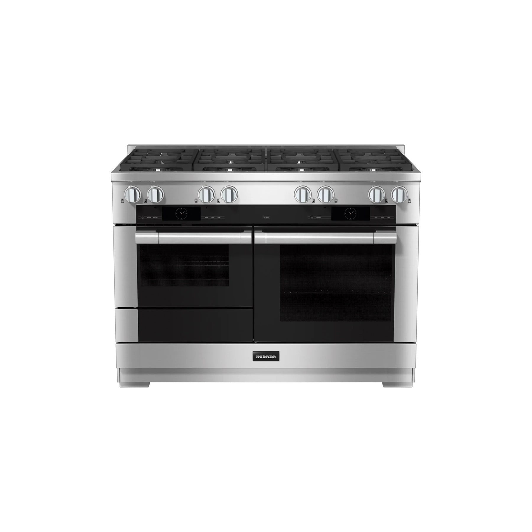 Miele Certified HR 1954-3G DF 48" Stainless Steel Dual Fuel Range