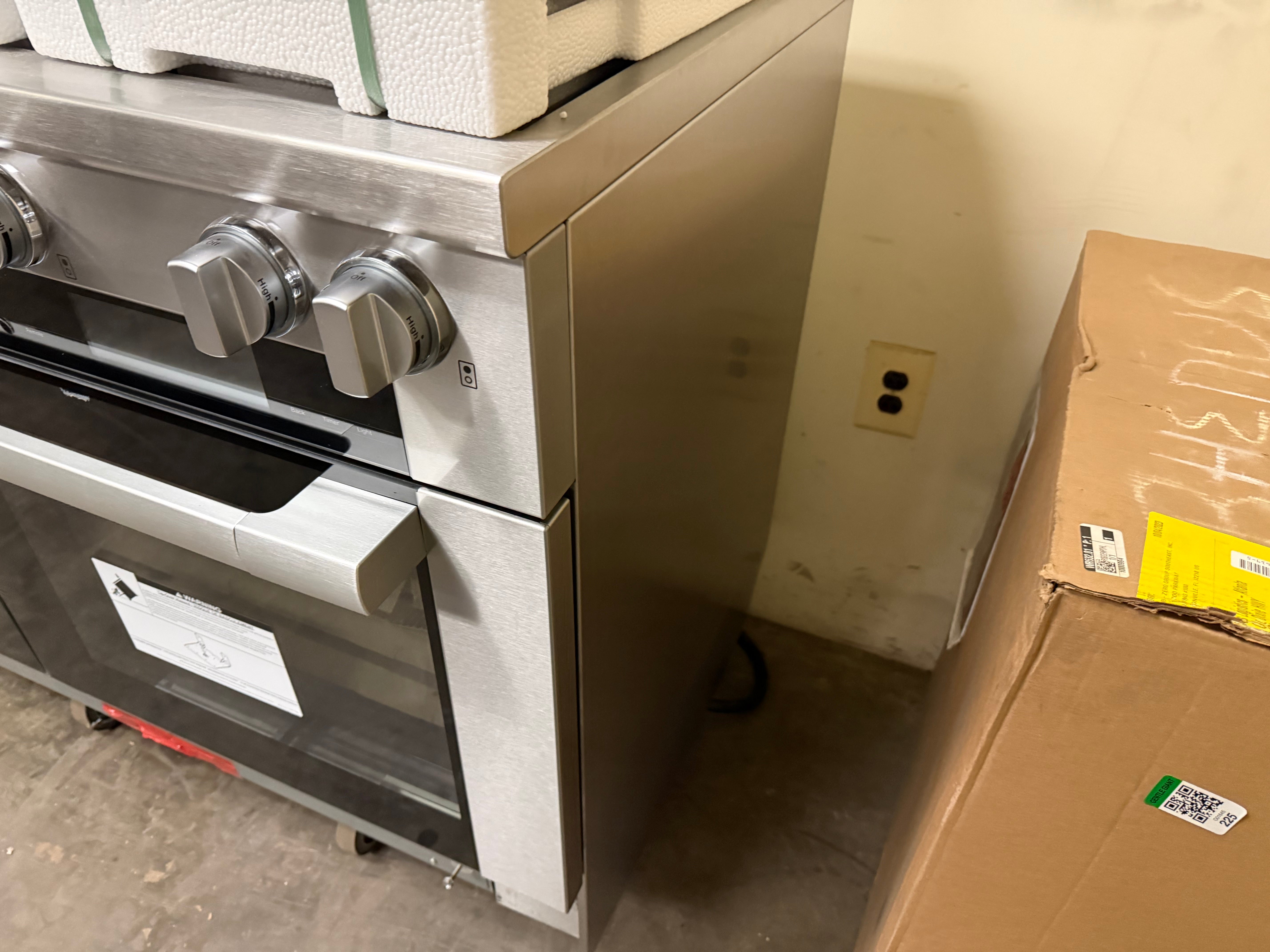 Miele Certified HR 1954-3G DF 48" Stainless Steel Dual Fuel Range