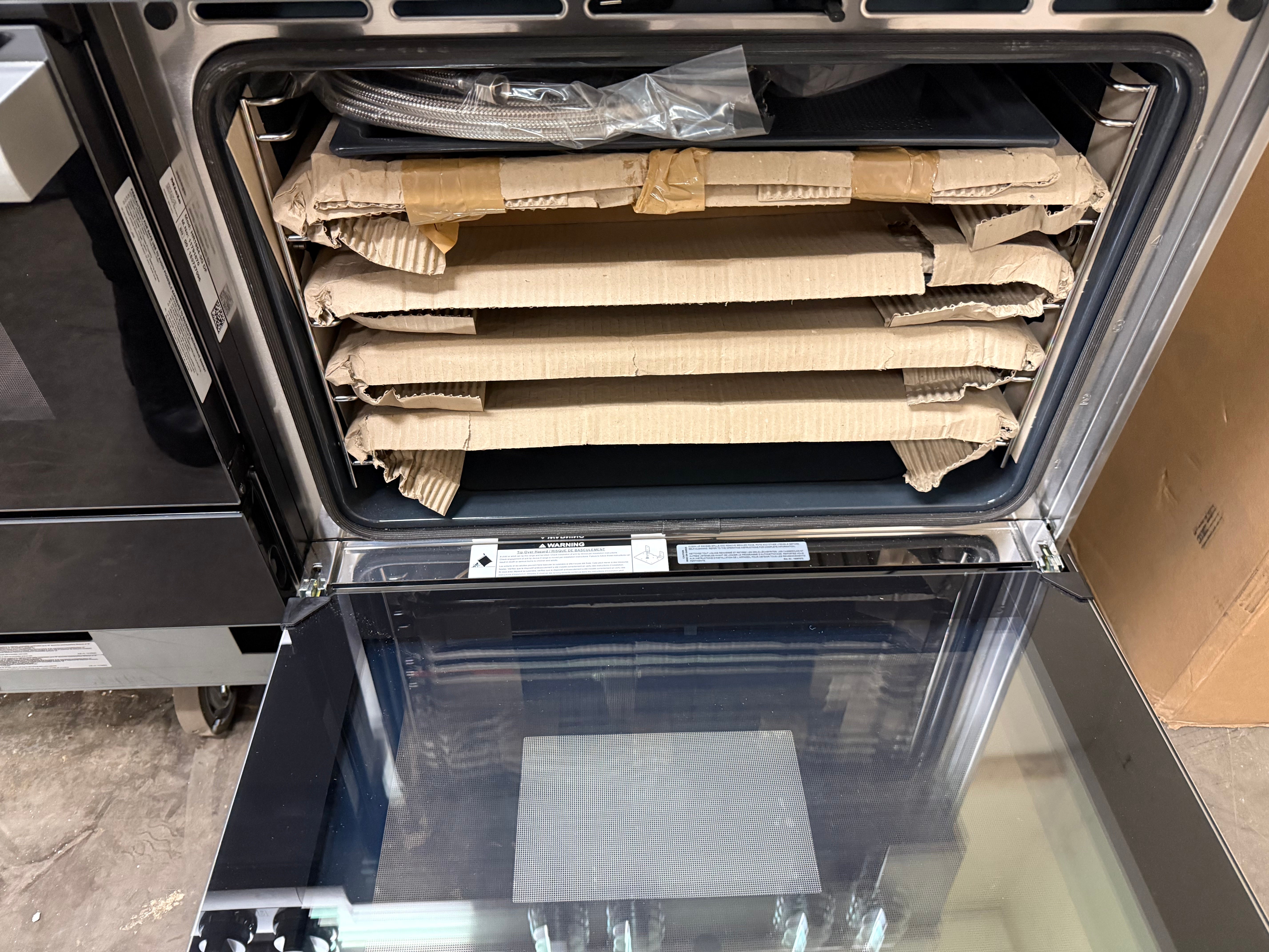 Miele Certified HR 1954-3G DF 48" Stainless Steel Dual Fuel Range